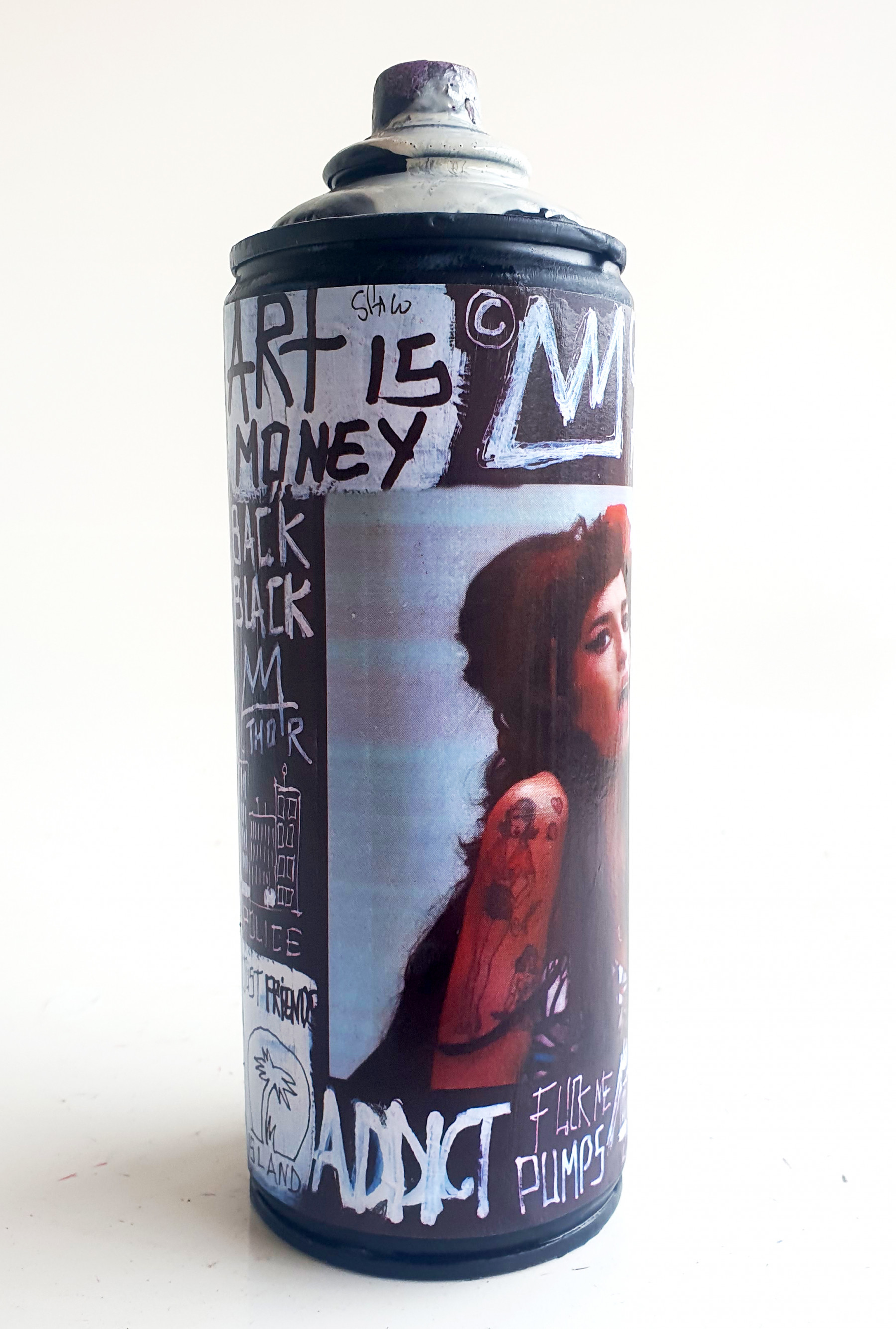 Spaco, Bombe Amy Winehouse, sculpture - Artalistic online contemporary art buying and selling gallery