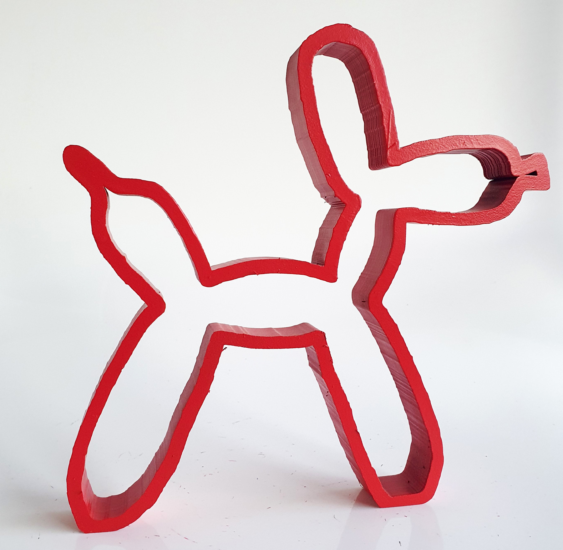 Spyddy, Chien Koons rouge, sculpture - Artalistic online contemporary art buying and selling gallery