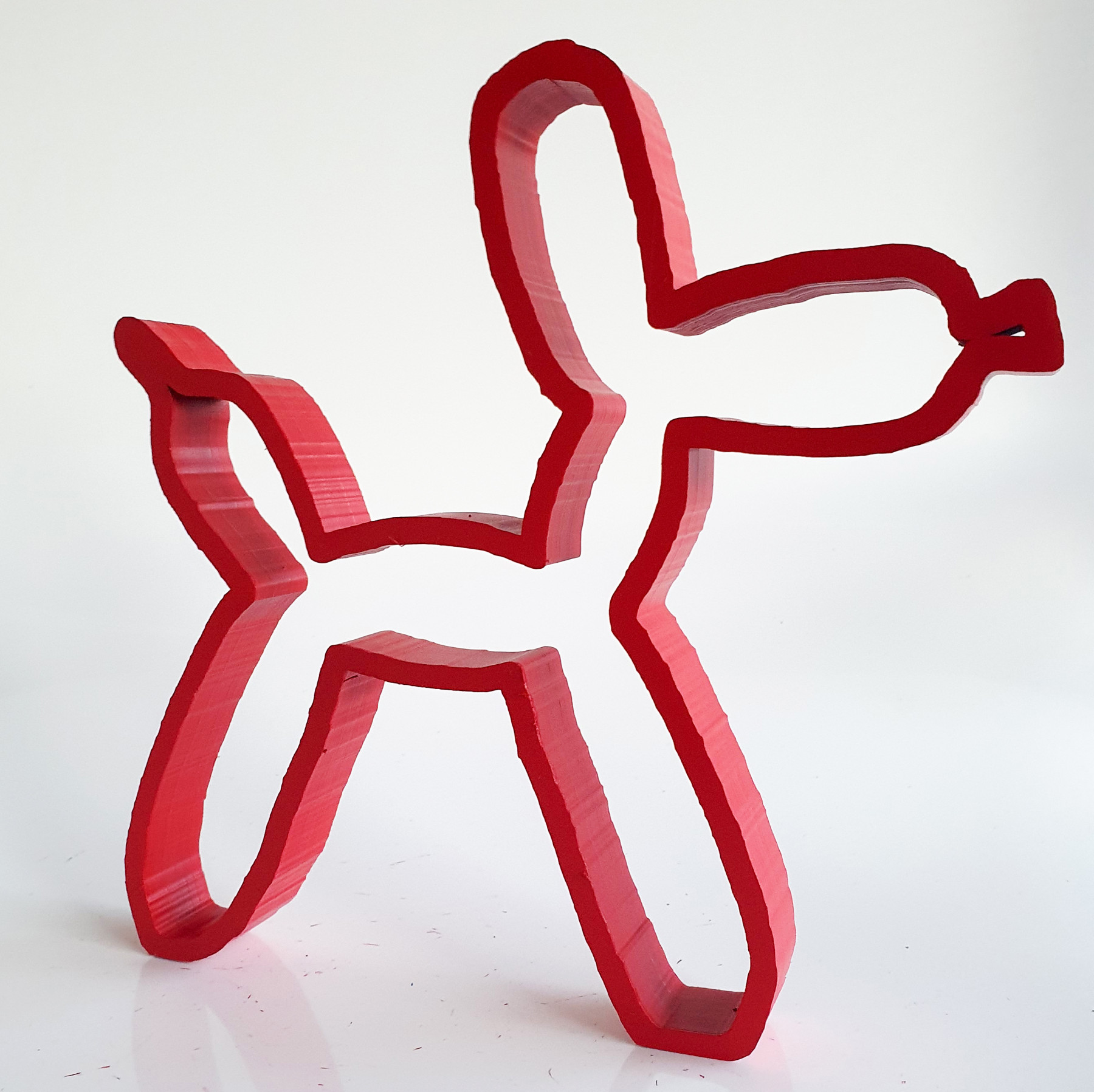 Spyddy, Chien Koons rouge, sculpture - Artalistic online contemporary art buying and selling gallery