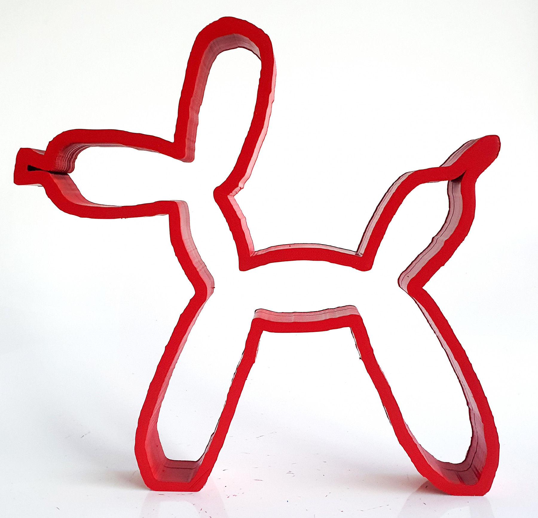 Spyddy, Chien Koons rouge, sculpture - Artalistic online contemporary art buying and selling gallery