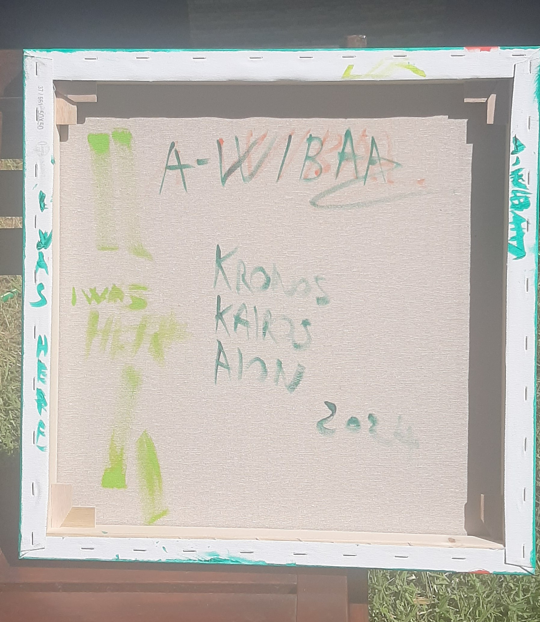 A-Wibaa, Kronos Kairos Aion Caos, painting - Artalistic online contemporary art buying and selling gallery