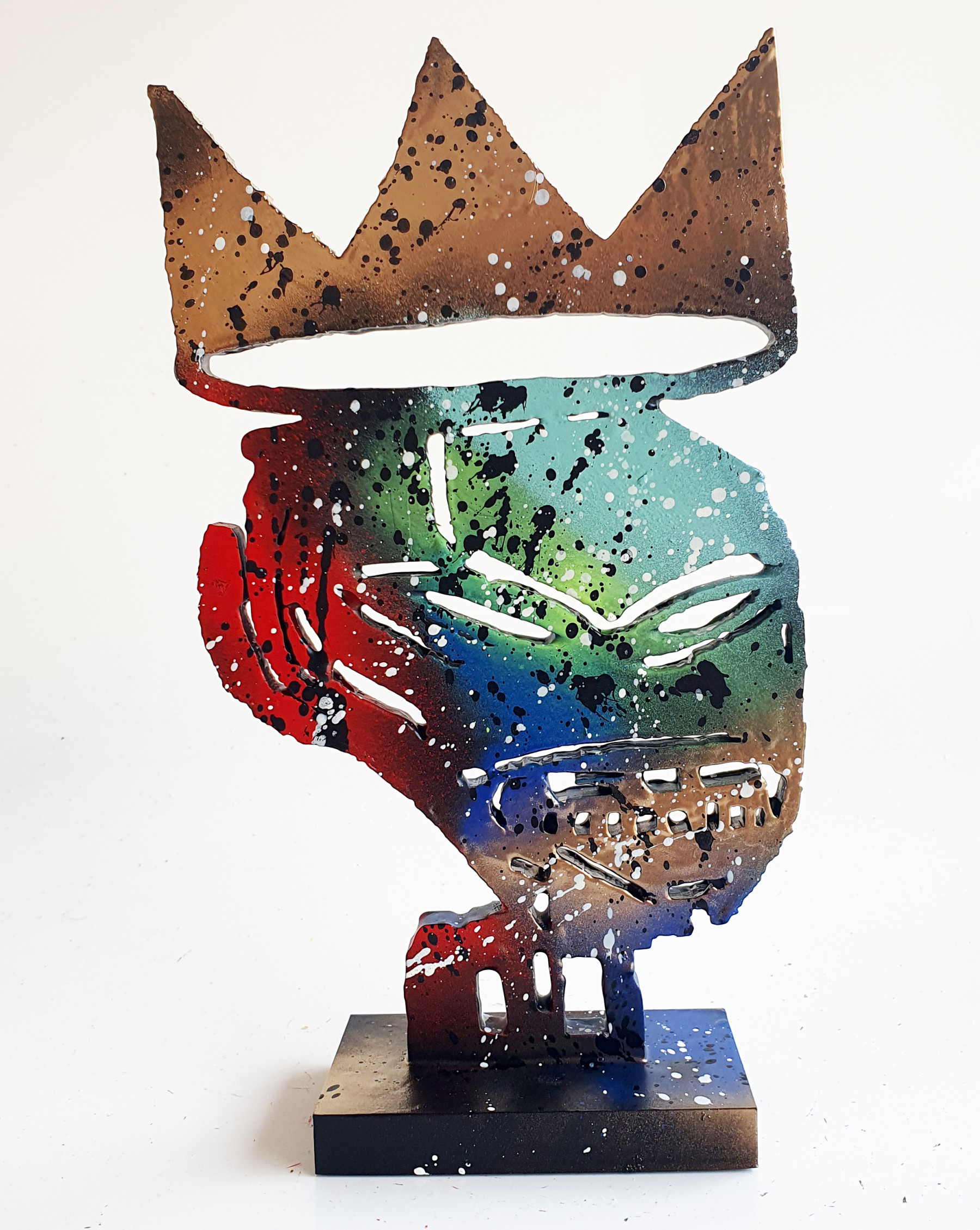 Spaco, tete roi Basquiat, sculpture - Artalistic online contemporary art buying and selling gallery