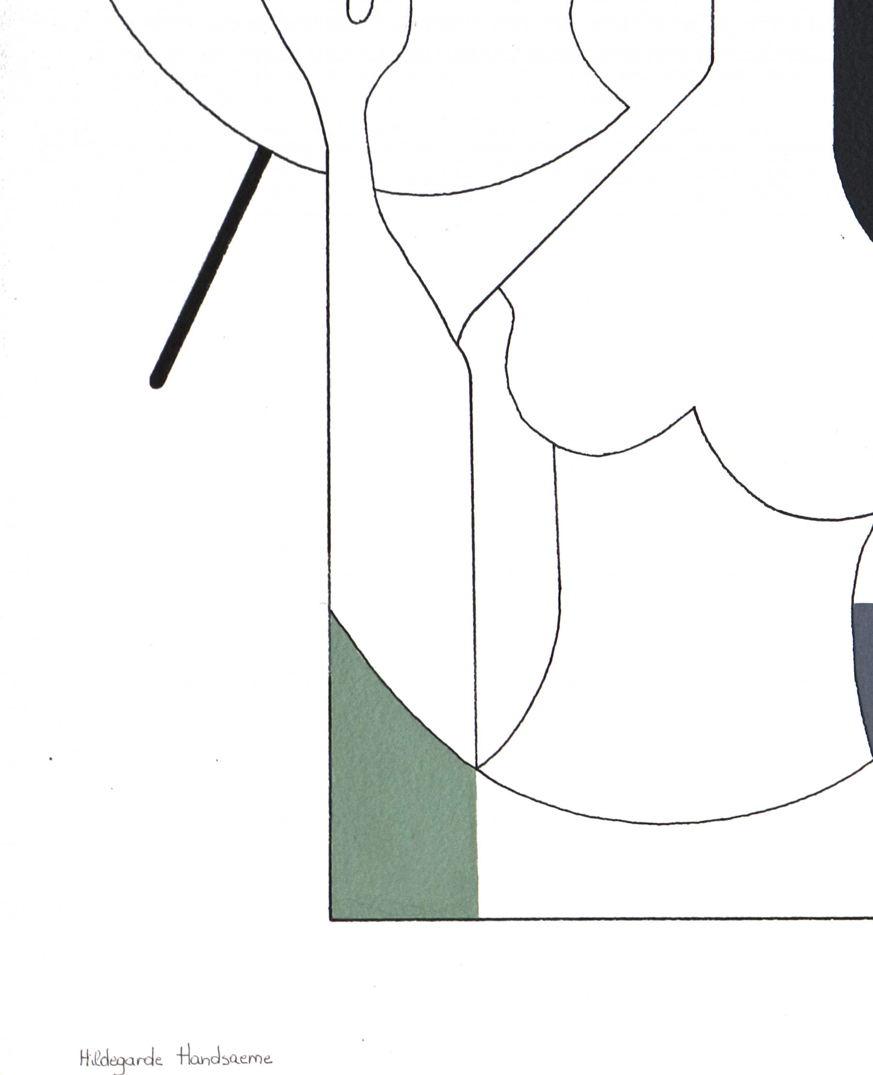 Hildegarde Handsaeme, Duet, drawing - Artalistic online contemporary art buying and selling gallery