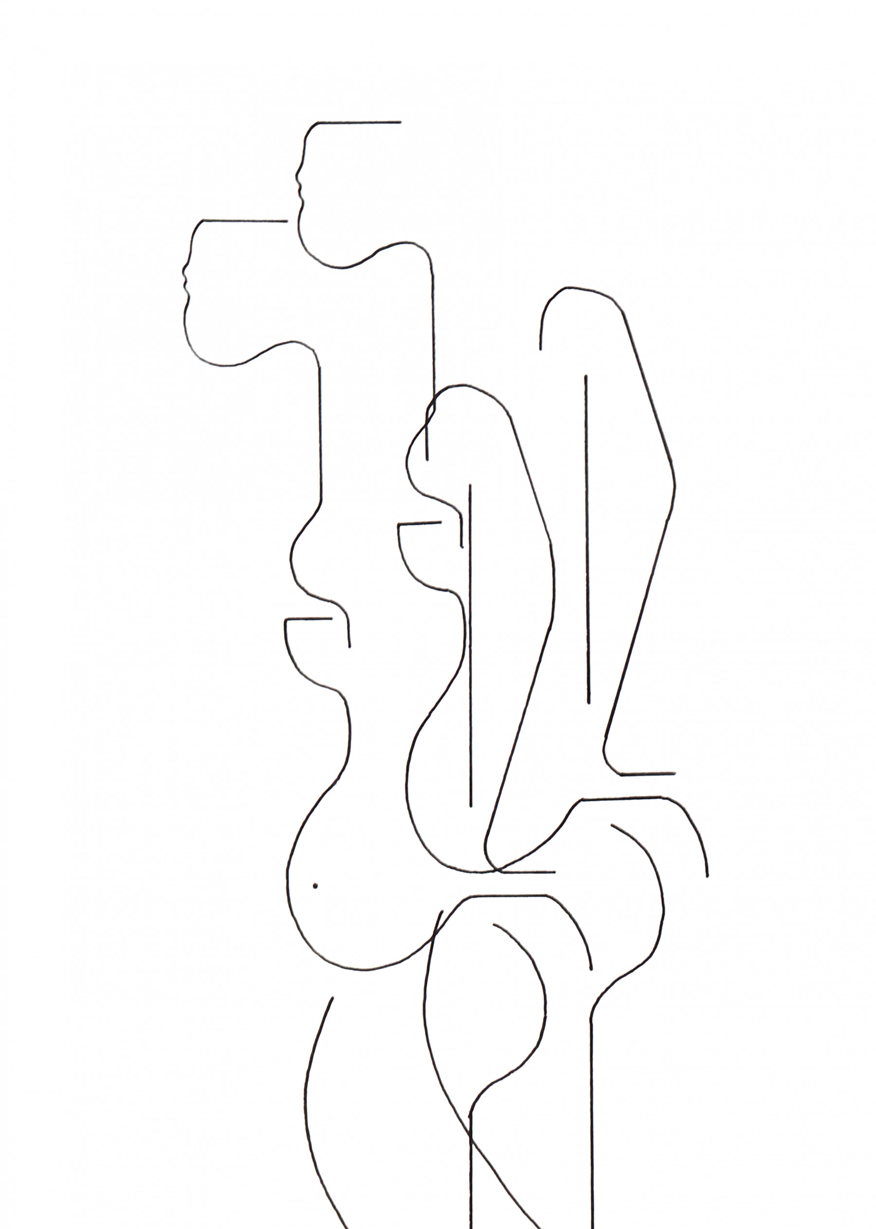 Hildegarde Handsaeme, Soulful symmetry, drawing - Artalistic online contemporary art buying and selling gallery