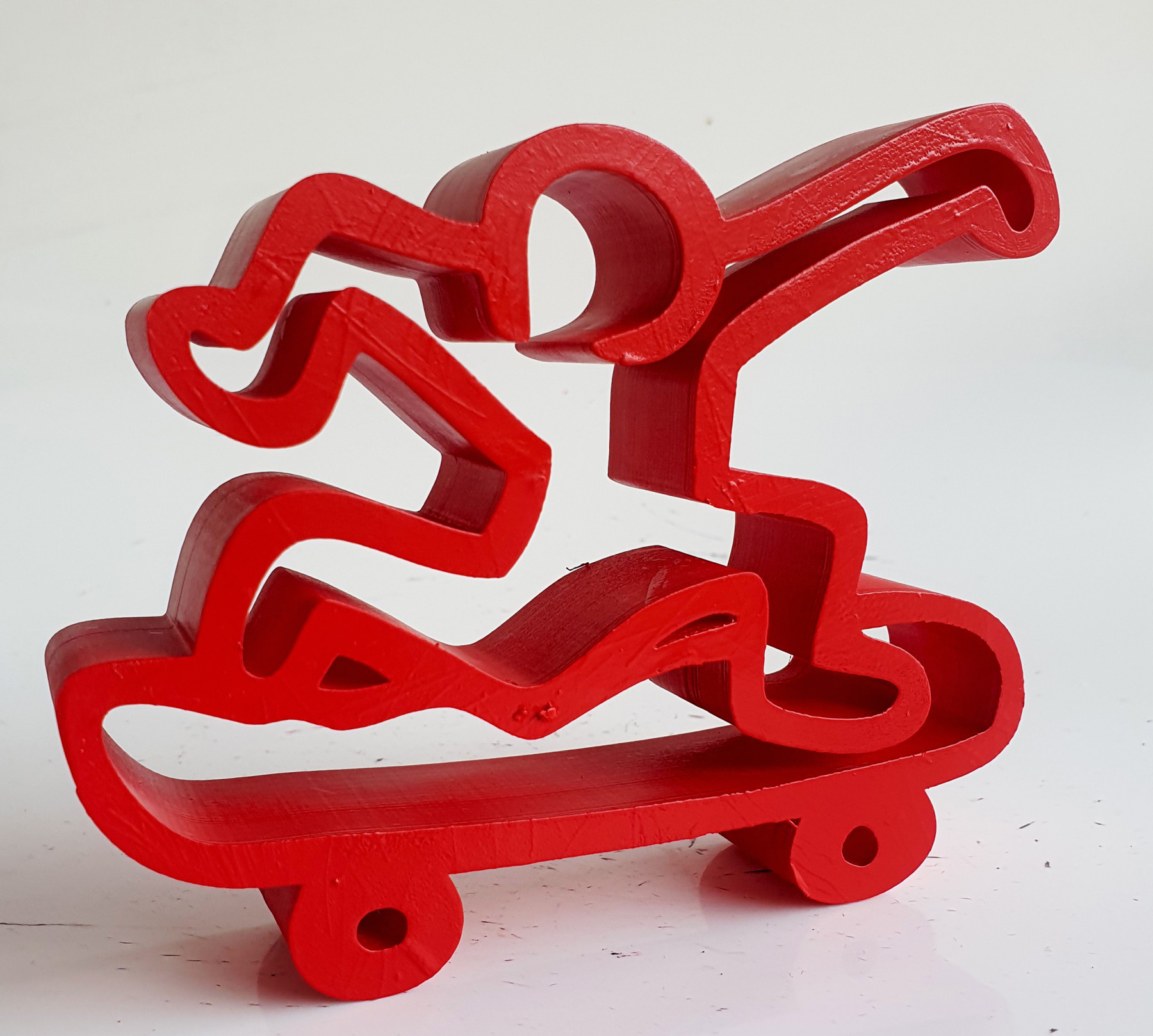 Spyddy, Mini skater Haring, sculpture - Artalistic online contemporary art buying and selling gallery