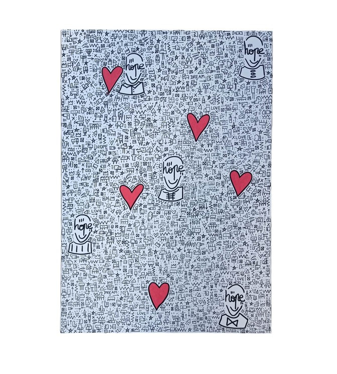 Mr Hope, Le monde de Mr Hope XXL, painting - Artalistic online contemporary art buying and selling gallery