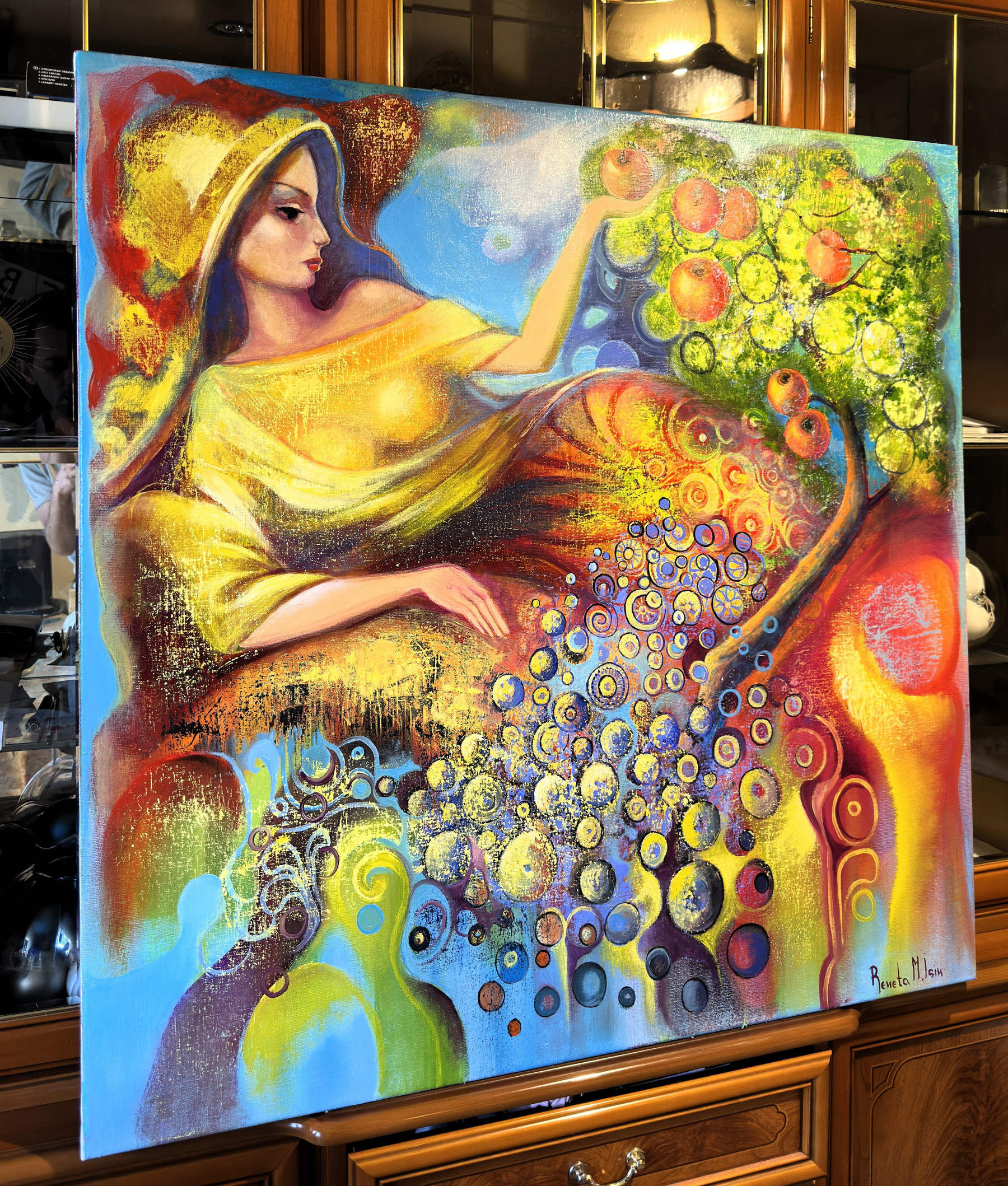 Renata Isin, Fertility, painting - Artalistic online contemporary art buying and selling gallery