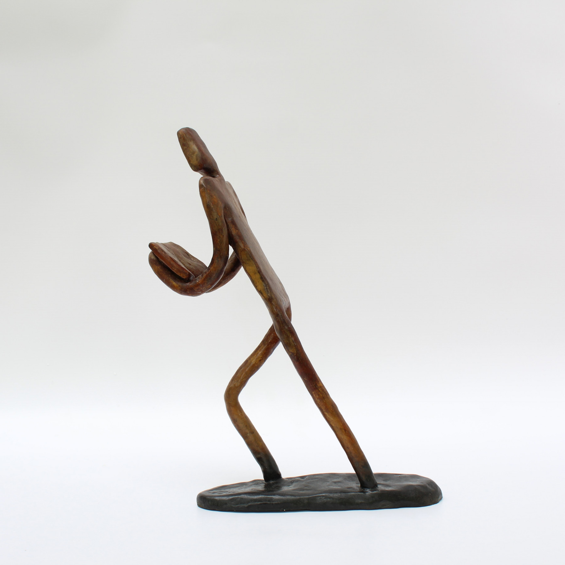 Didier Fournier, L'homme qui lit, sculpture - Artalistic online contemporary art buying and selling gallery