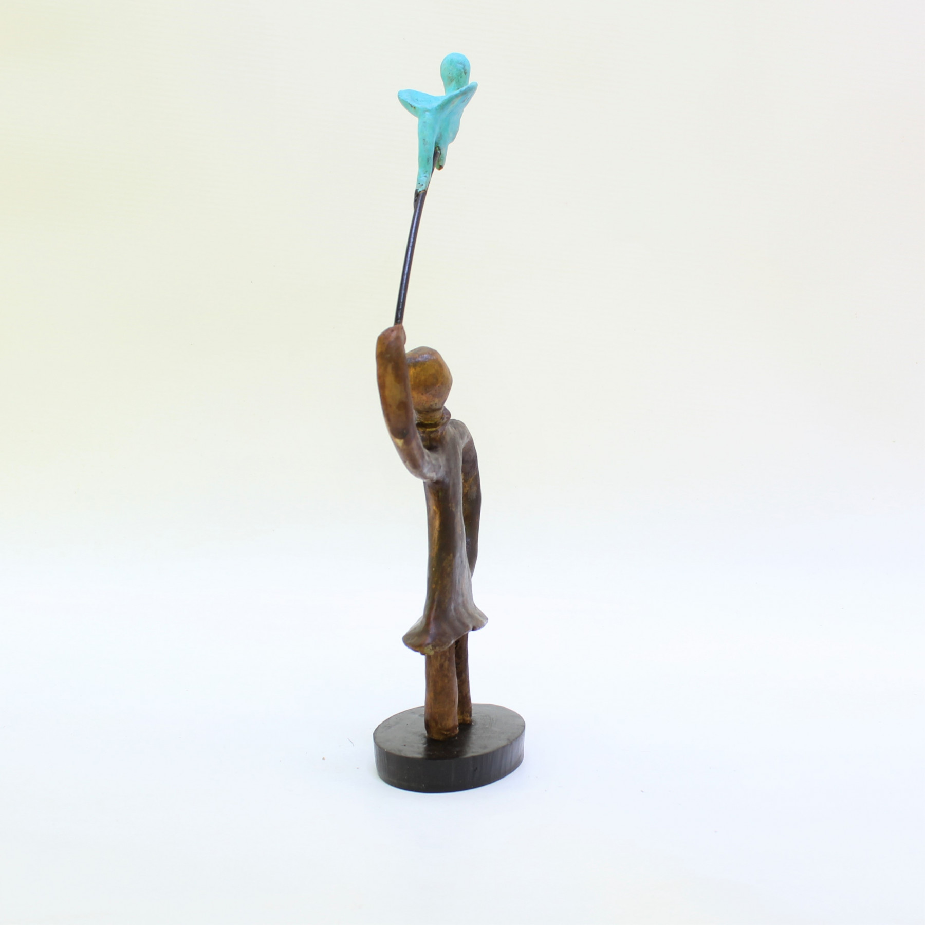 Didier Fournier, Oiseau bleu, sculpture - Artalistic online contemporary art buying and selling gallery
