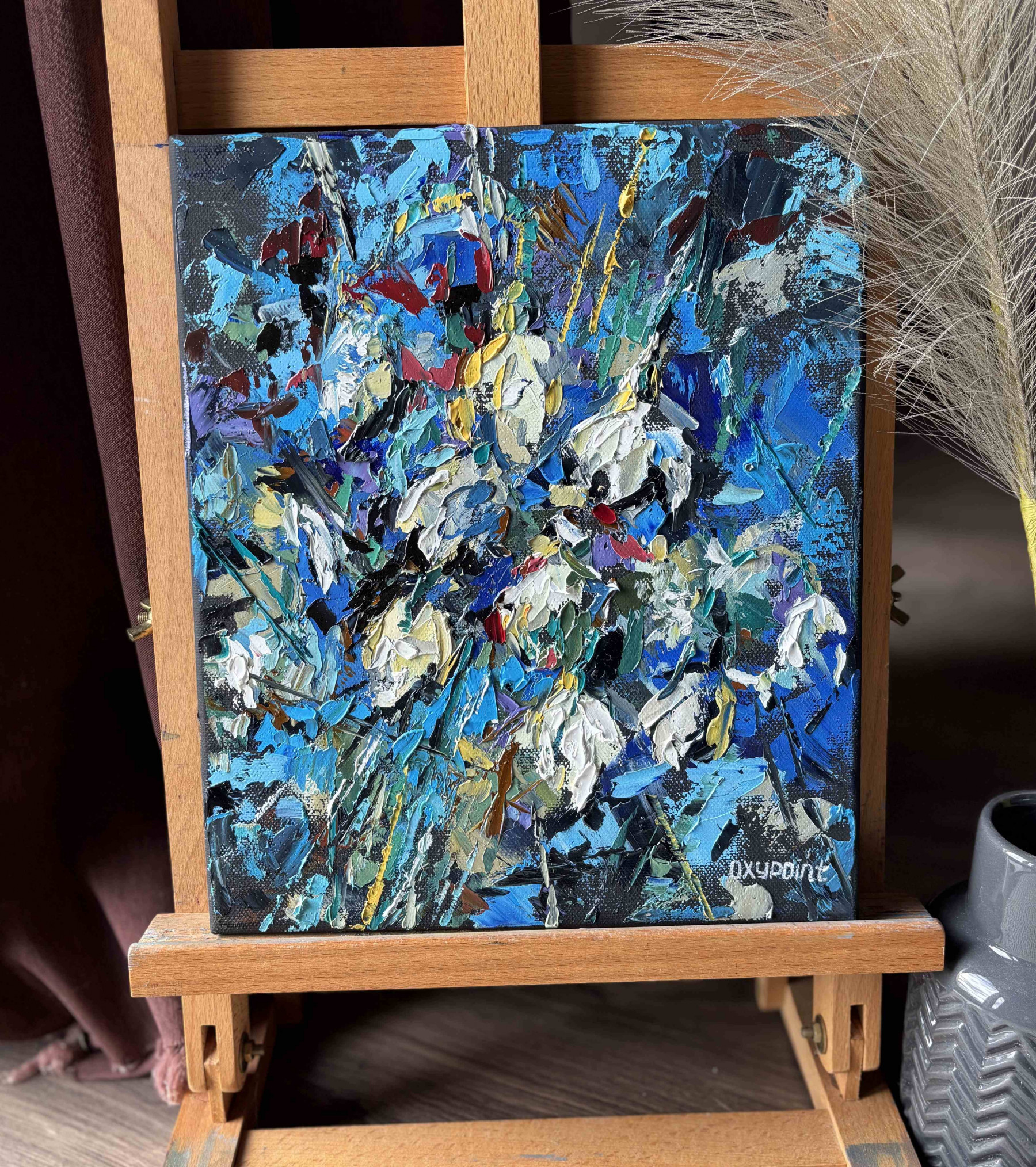 Oxypoint, Spring bouquet, painting - Artalistic online contemporary art buying and selling gallery