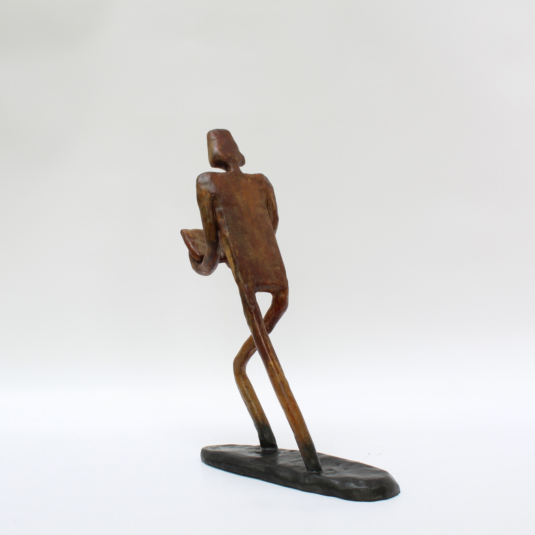 Didier Fournier, L'homme qui lit, sculpture - Artalistic online contemporary art buying and selling gallery