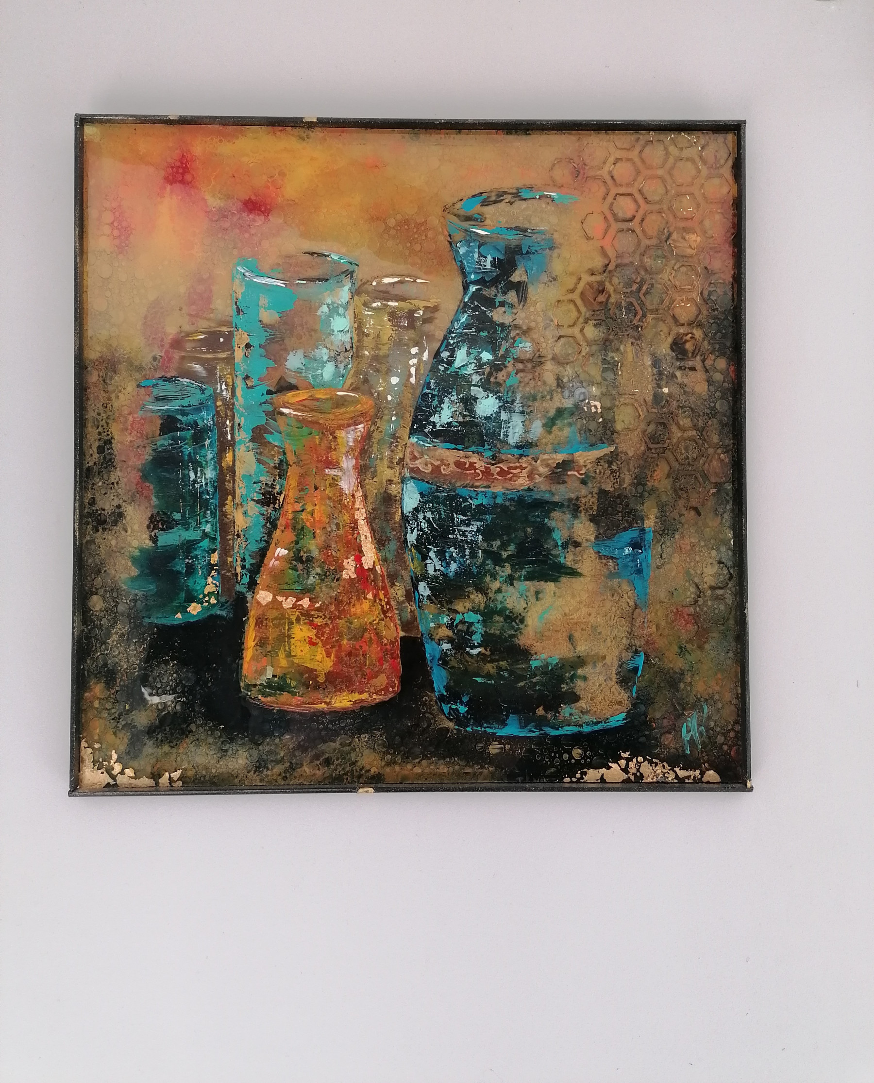 Anne Robin, Pots âgés 2, painting - Artalistic online contemporary art buying and selling gallery