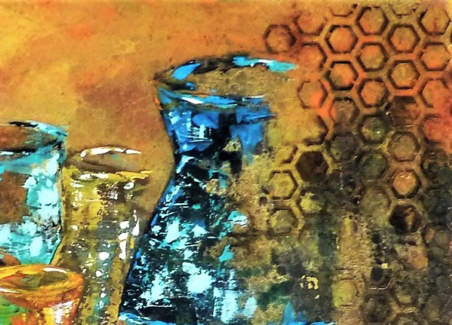 Anne Robin, Pots âgés 2, painting - Artalistic online contemporary art buying and selling gallery