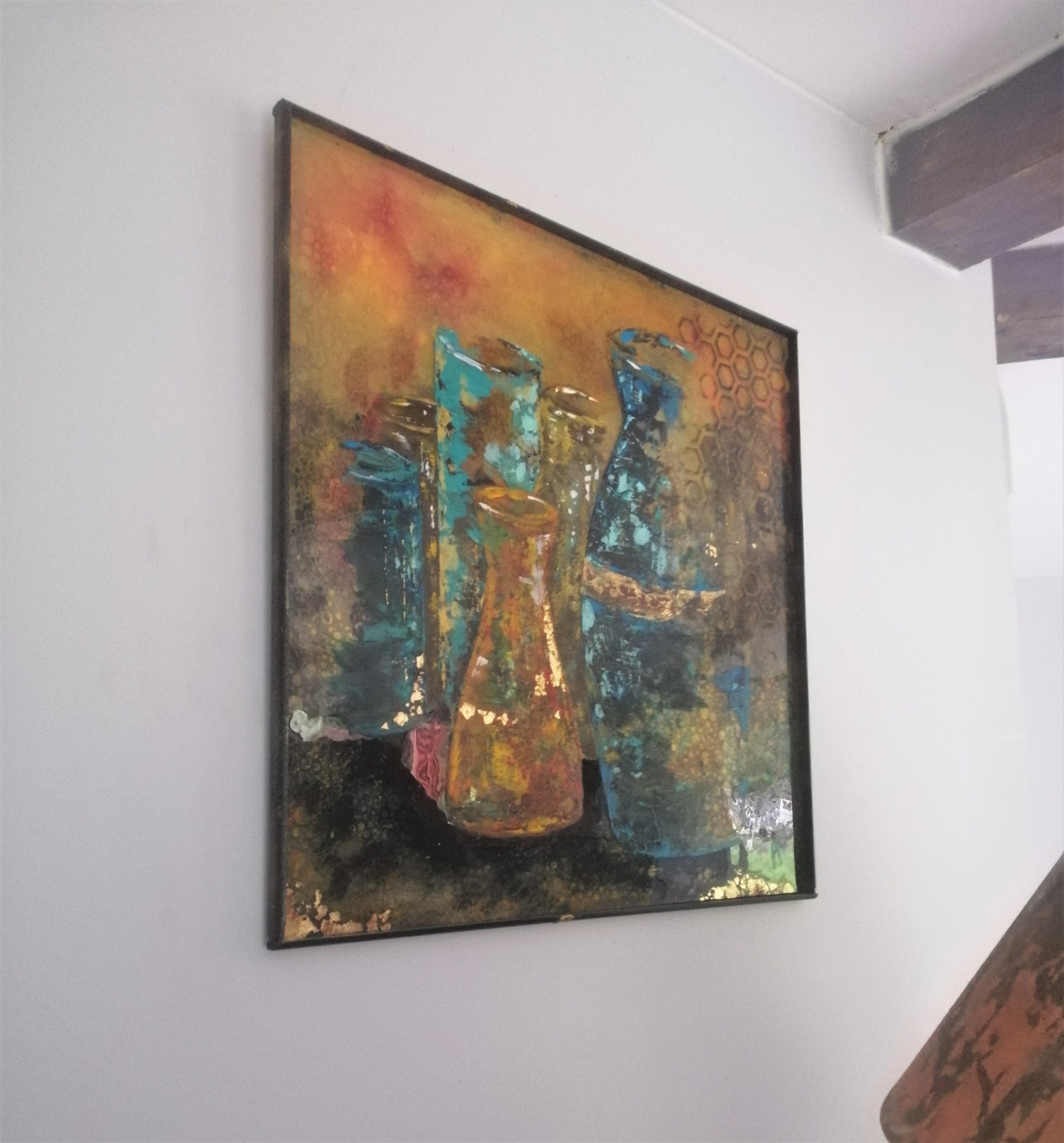 Anne Robin, Pots âgés 2, painting - Artalistic online contemporary art buying and selling gallery