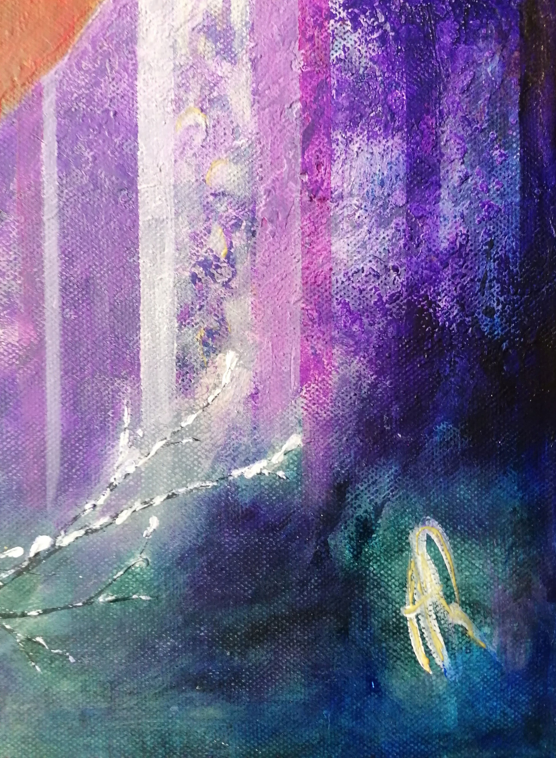 Anne Robin, Transparences montagnardes, painting - Artalistic online contemporary art buying and selling gallery