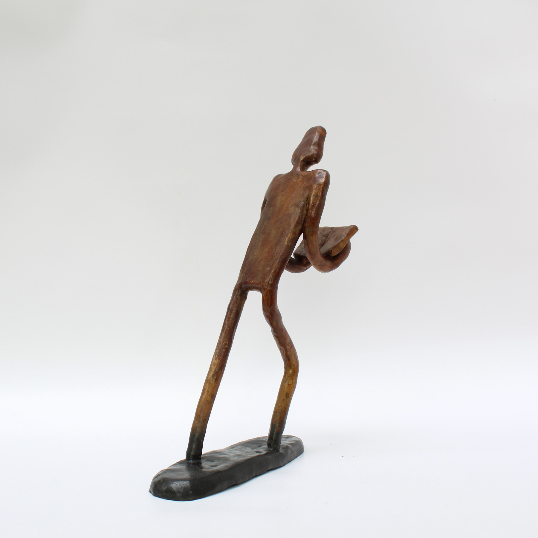 Didier Fournier, L'homme qui lit, sculpture - Artalistic online contemporary art buying and selling gallery
