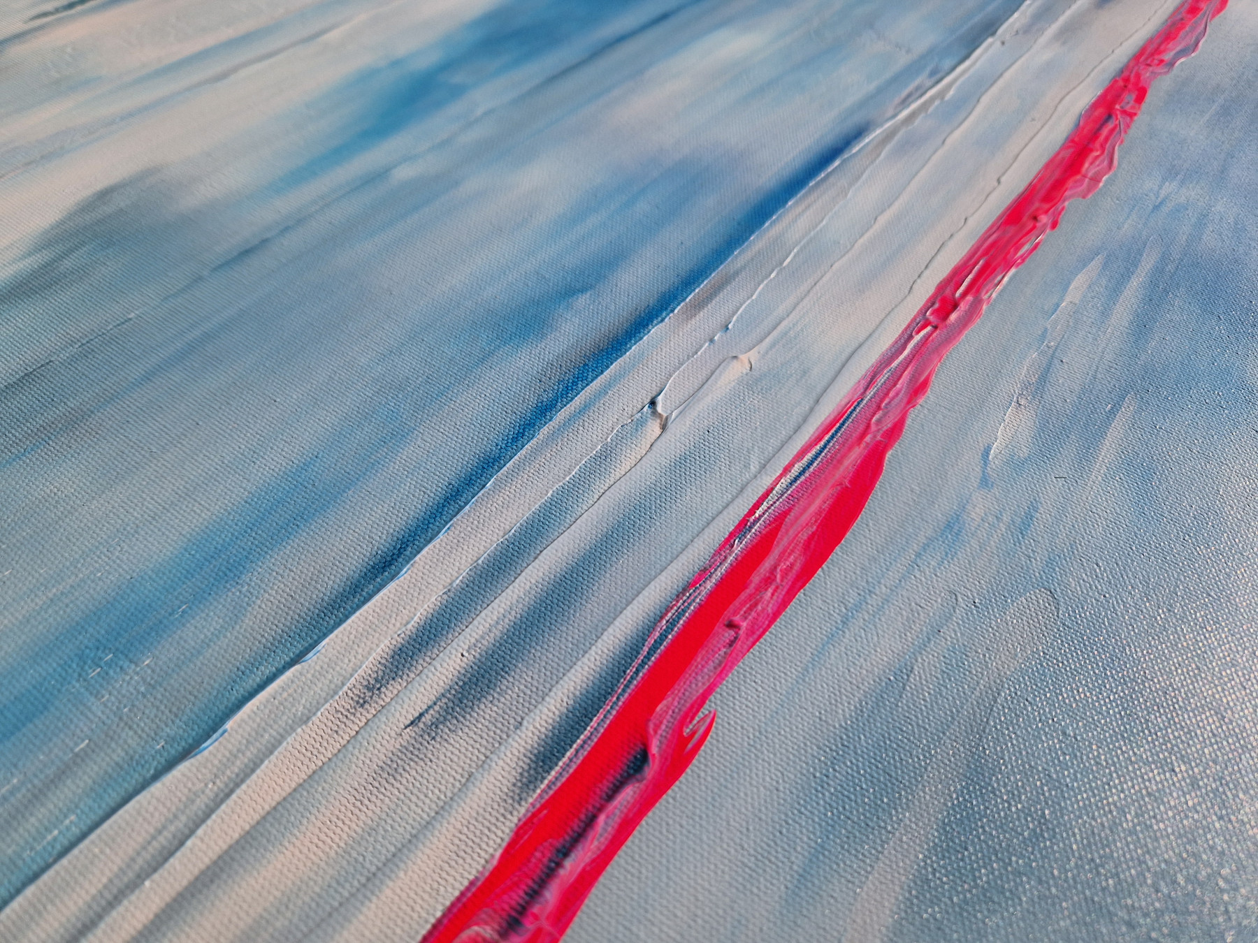 Sandrine Hartmann, Les mots bleus, painting - Artalistic online contemporary art buying and selling gallery