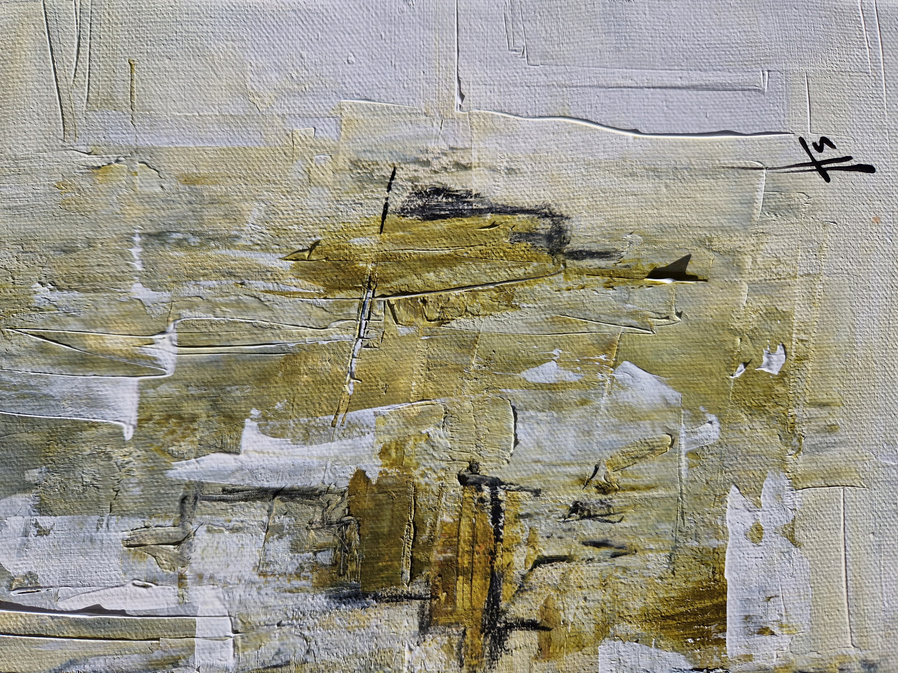 Sandrine Hartmann, Billet vert, painting - Artalistic online contemporary art buying and selling gallery