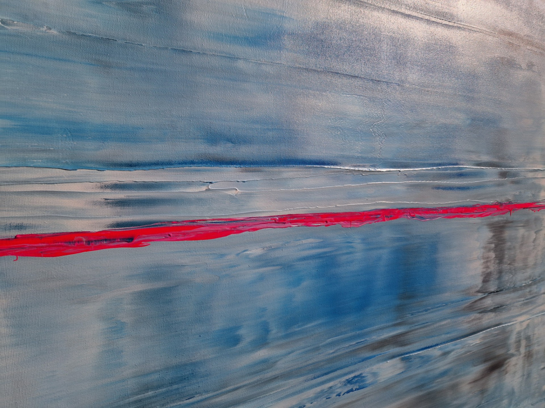Sandrine Hartmann, Les mots bleus, painting - Artalistic online contemporary art buying and selling gallery