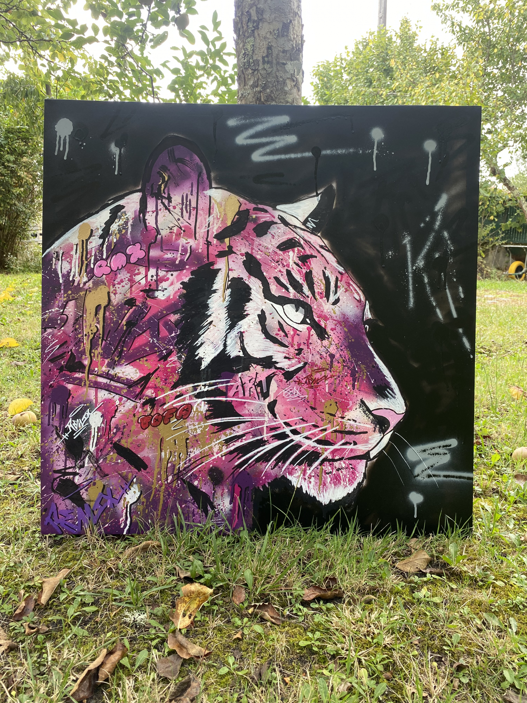 Remix, Tigerpinkx, peinture - Galerie de vente et d’achat d’art contemporain en ligne Artalistic