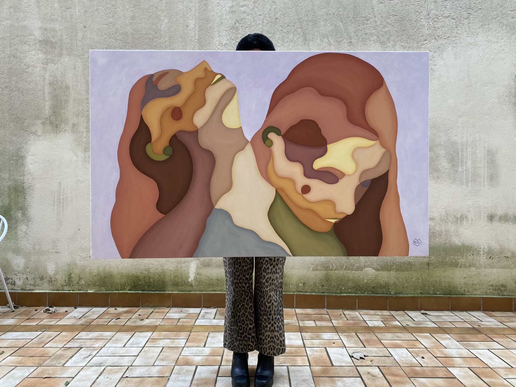 Léa Mongiat, Métamorphose, painting - Artalistic online contemporary art buying and selling gallery