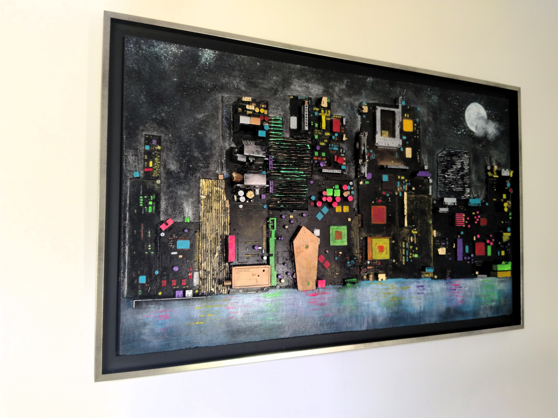 Anne Robin, A view from Brooklyn, painting - Artalistic online contemporary art buying and selling gallery