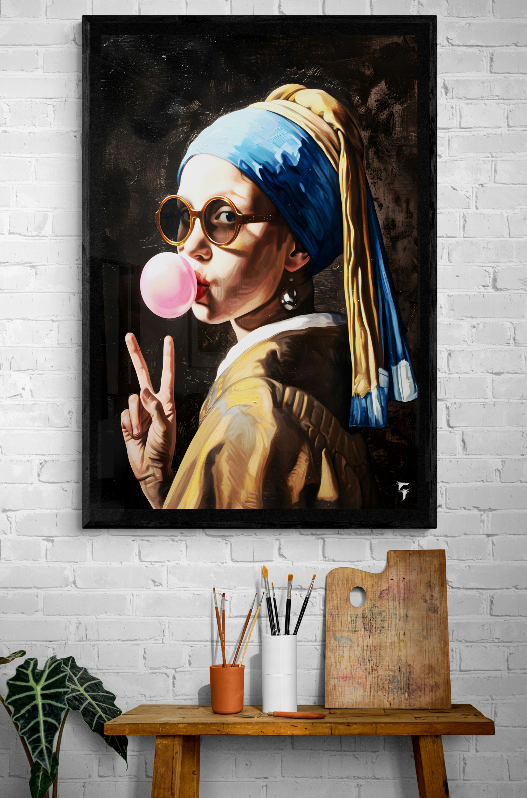 Chroma, Fille à la perle, Edition - Artalistic online contemporary art buying and selling gallery