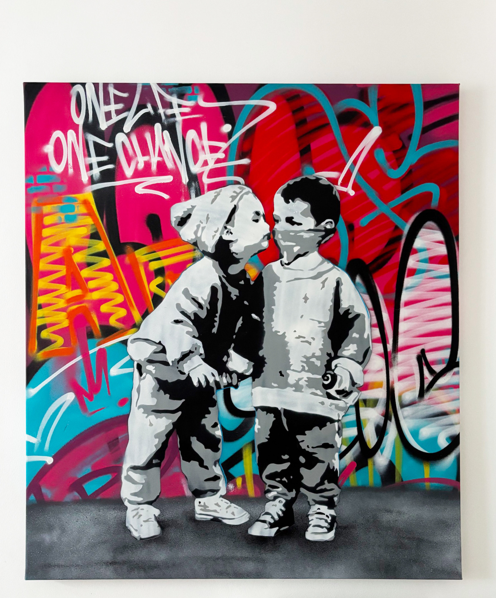 Asko, Vandals in Love, painting - Artalistic online contemporary art buying and selling gallery