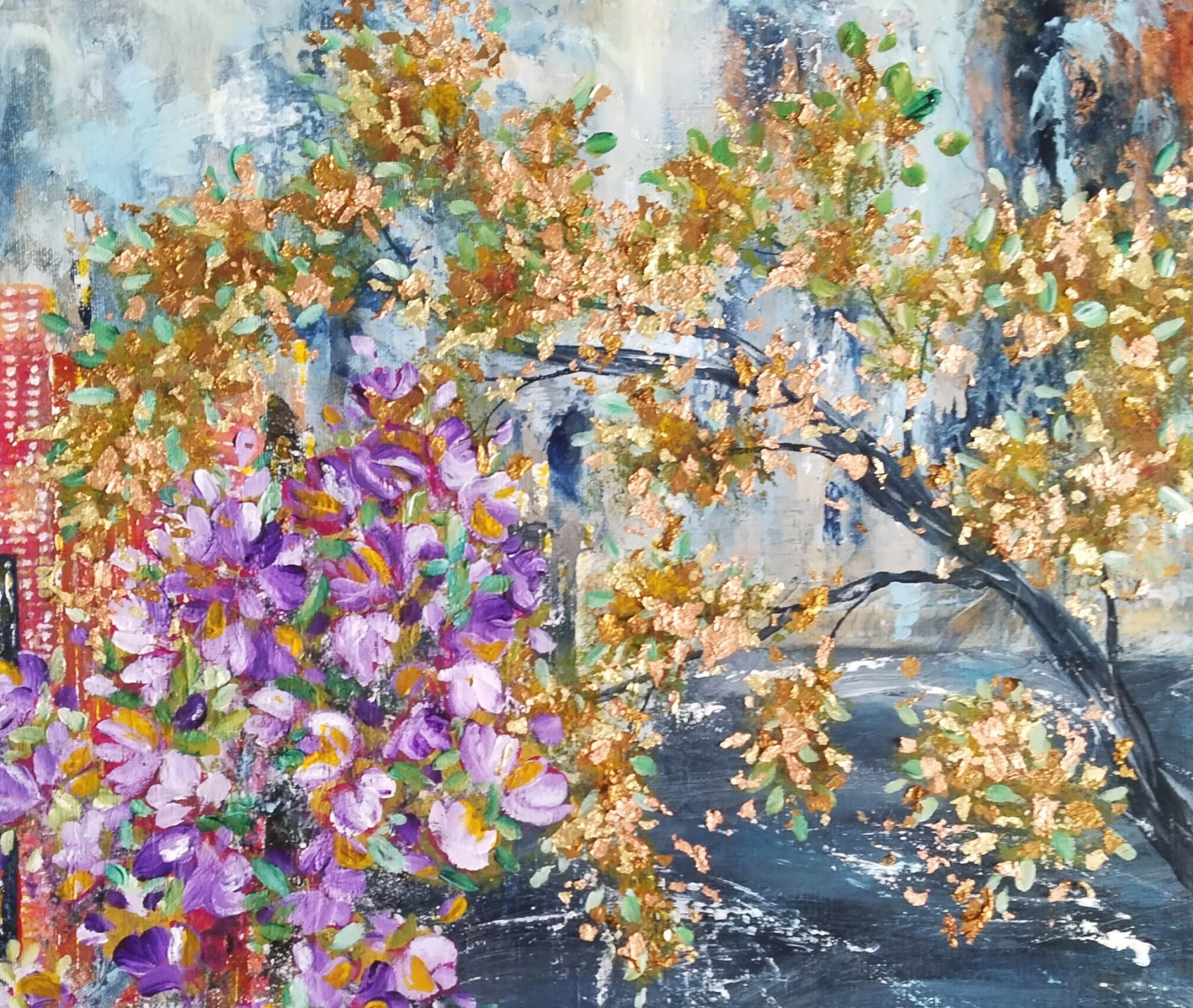 Anne Robin, Avis de tempête, painting - Artalistic online contemporary art buying and selling gallery