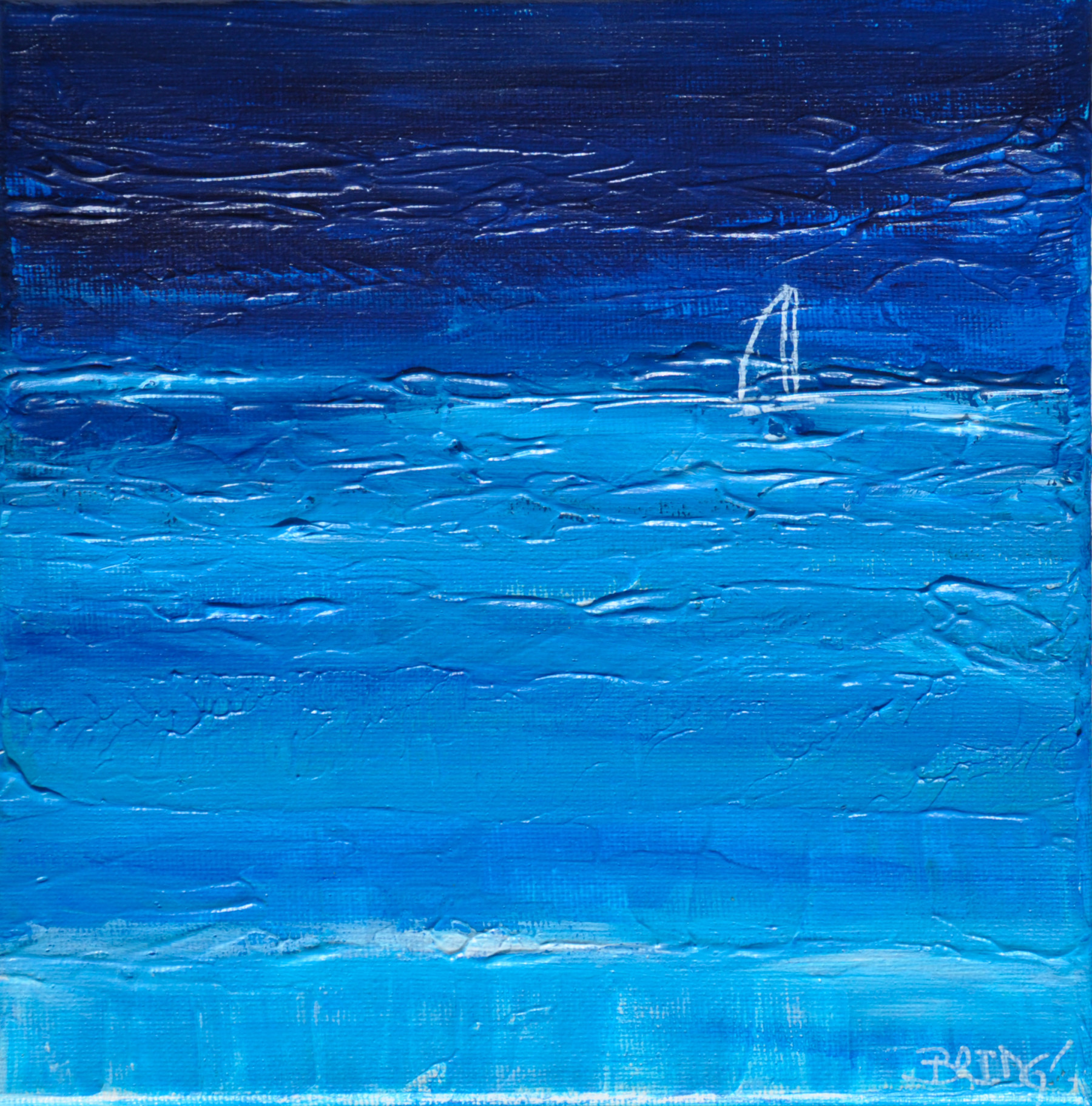 Bridg', Océan, painting - Artalistic online contemporary art buying and selling gallery