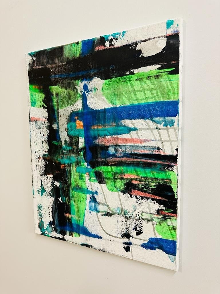 Karl Lagasse, Bleu style, painting - Artalistic online contemporary art buying and selling gallery