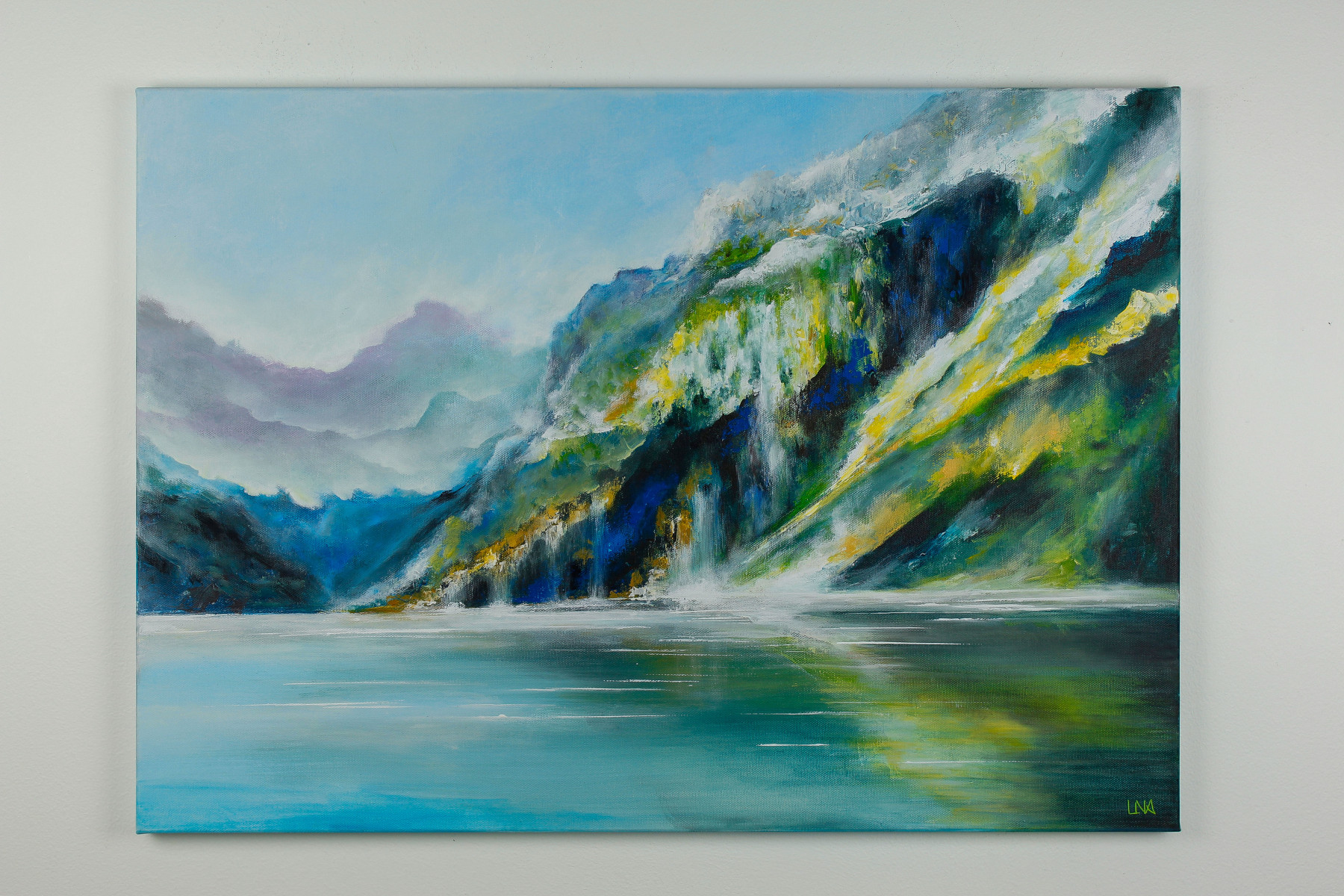 Helena Monniello, Cascades, painting - Artalistic online contemporary art buying and selling gallery