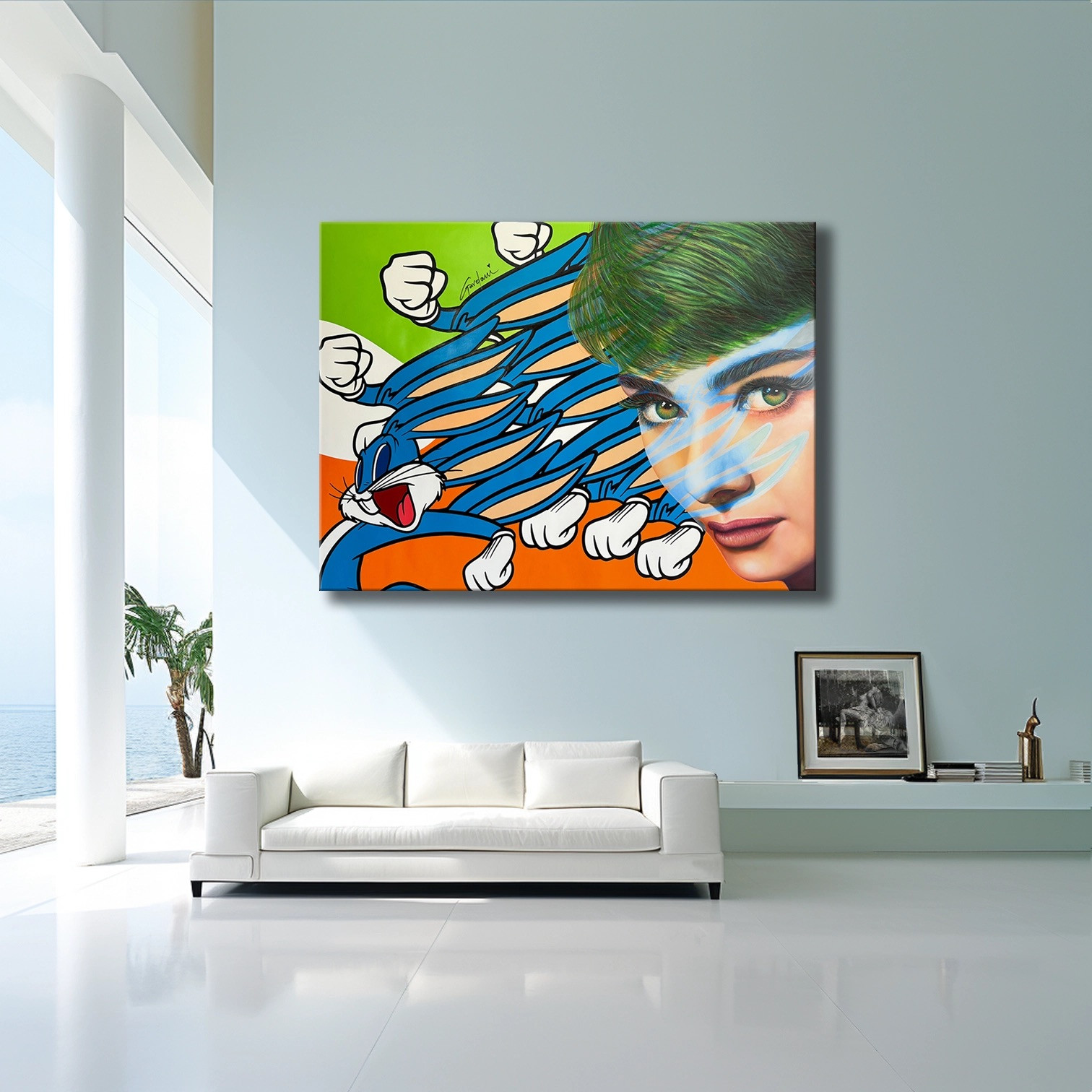 Gardani, Chasing Audrey Hepburn, painting - Artalistic online contemporary art buying and selling gallery