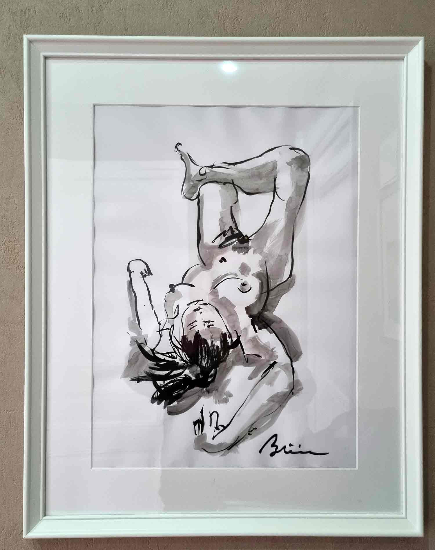 Patrick Briere, Camille, drawing - Artalistic online contemporary art buying and selling gallery