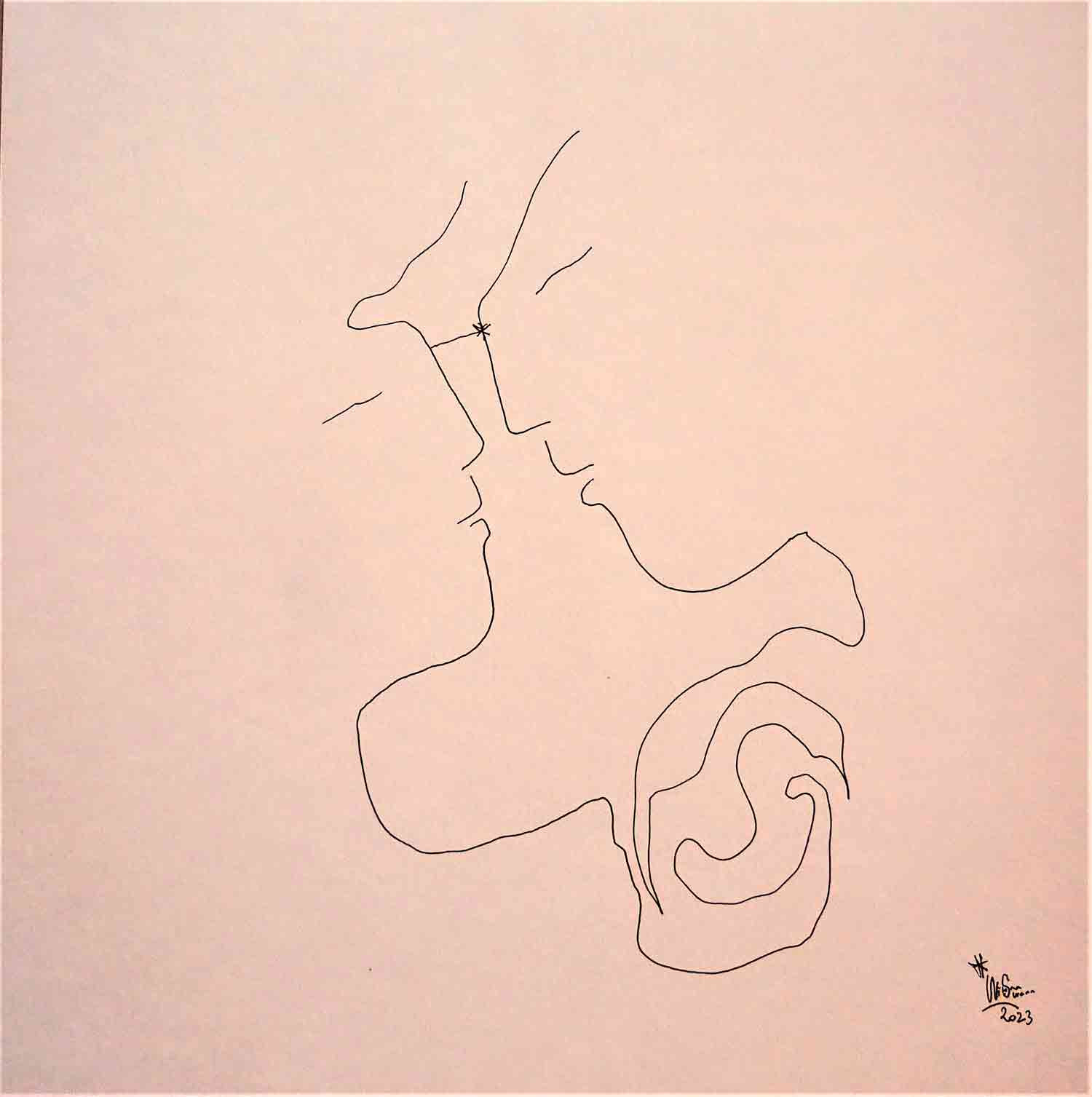 Wilona Swann, Etoile et télépathe, drawing - Artalistic online contemporary art buying and selling gallery