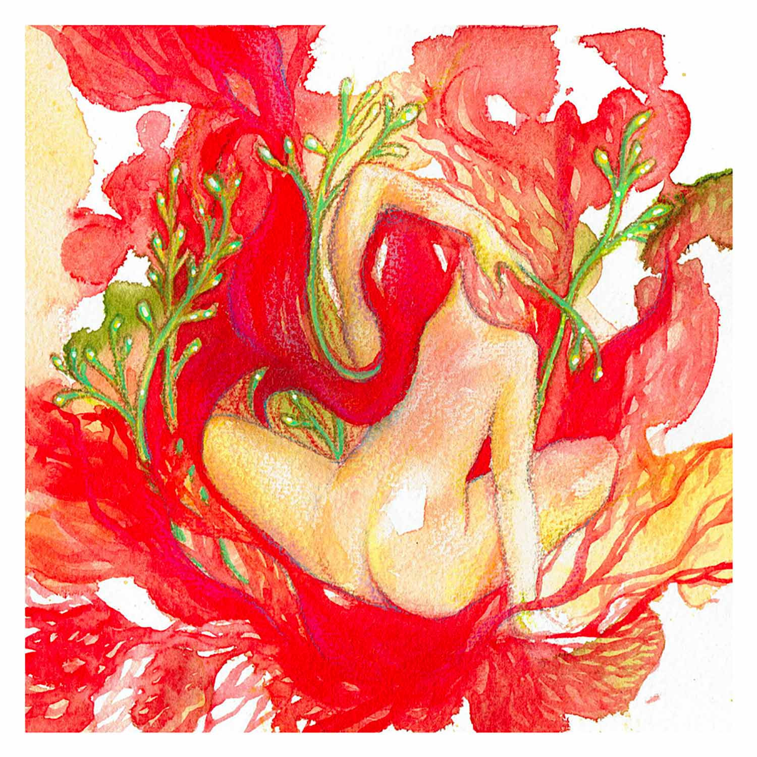 4in, Mon corps vivant, drawing - Artalistic online contemporary art buying and selling gallery
