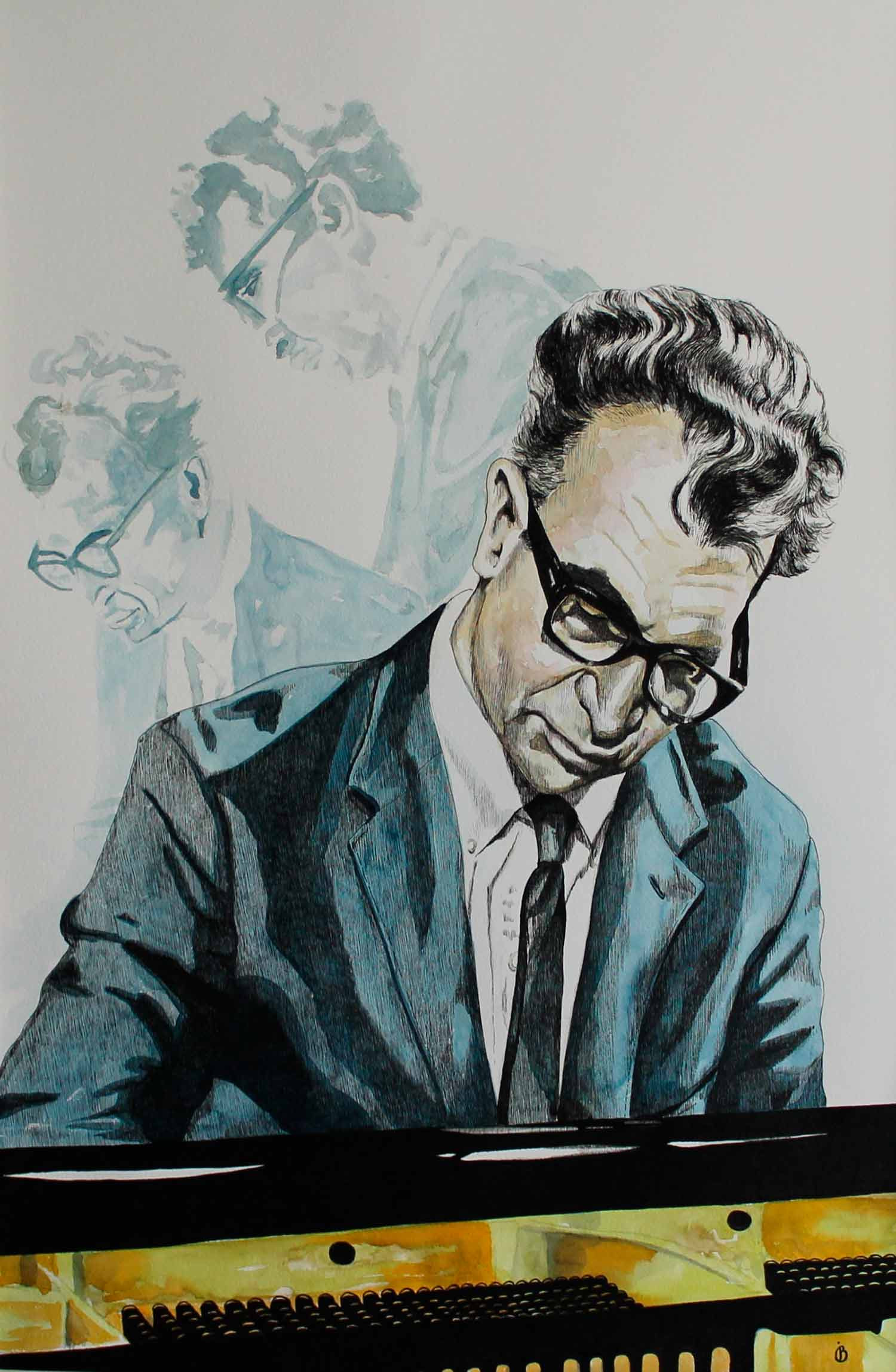 Jeremy Bowden, Take five, drawing - Artalistic online contemporary art buying and selling gallery