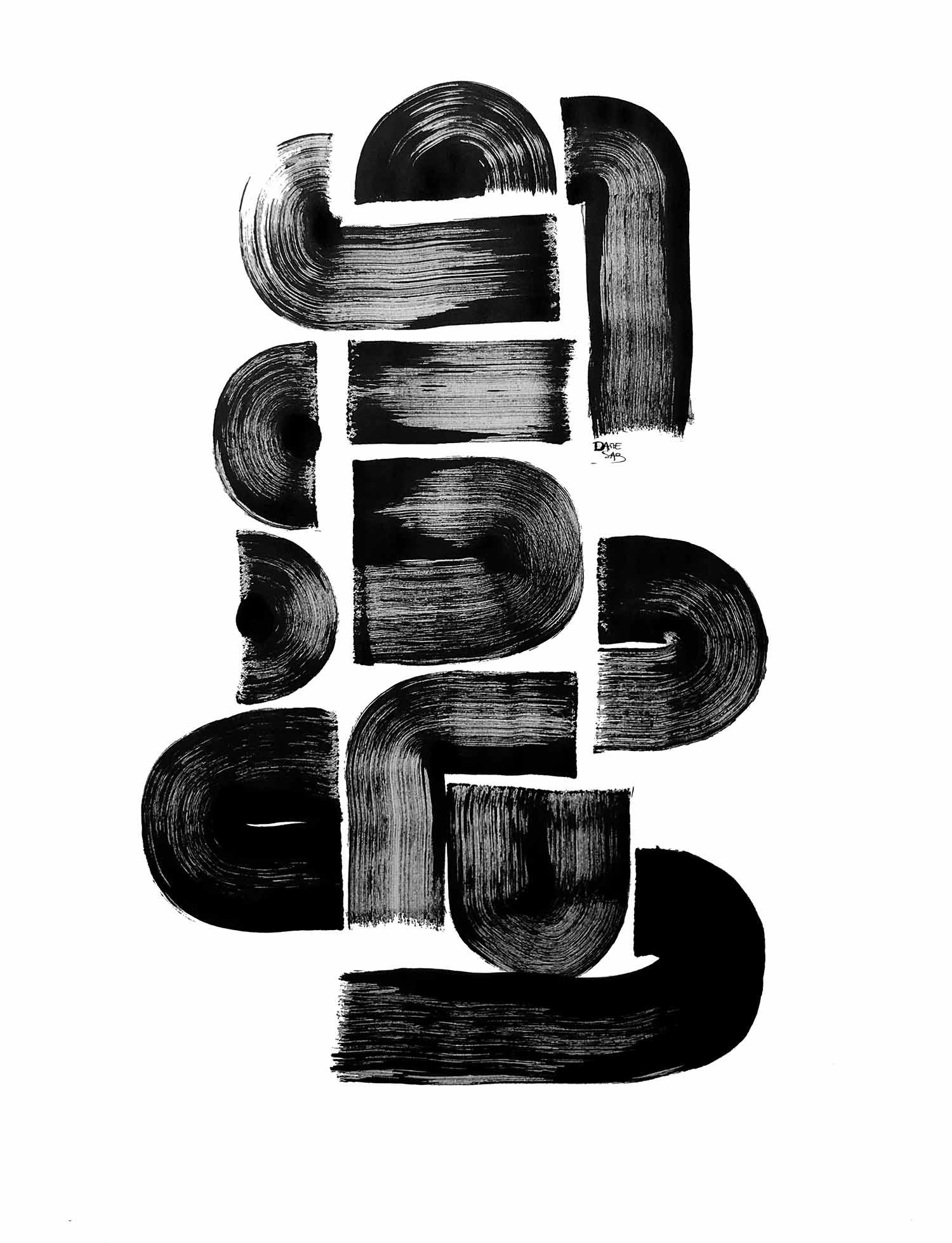 Dame Sas, outrenoir, drawing - Artalistic online contemporary art buying and selling gallery