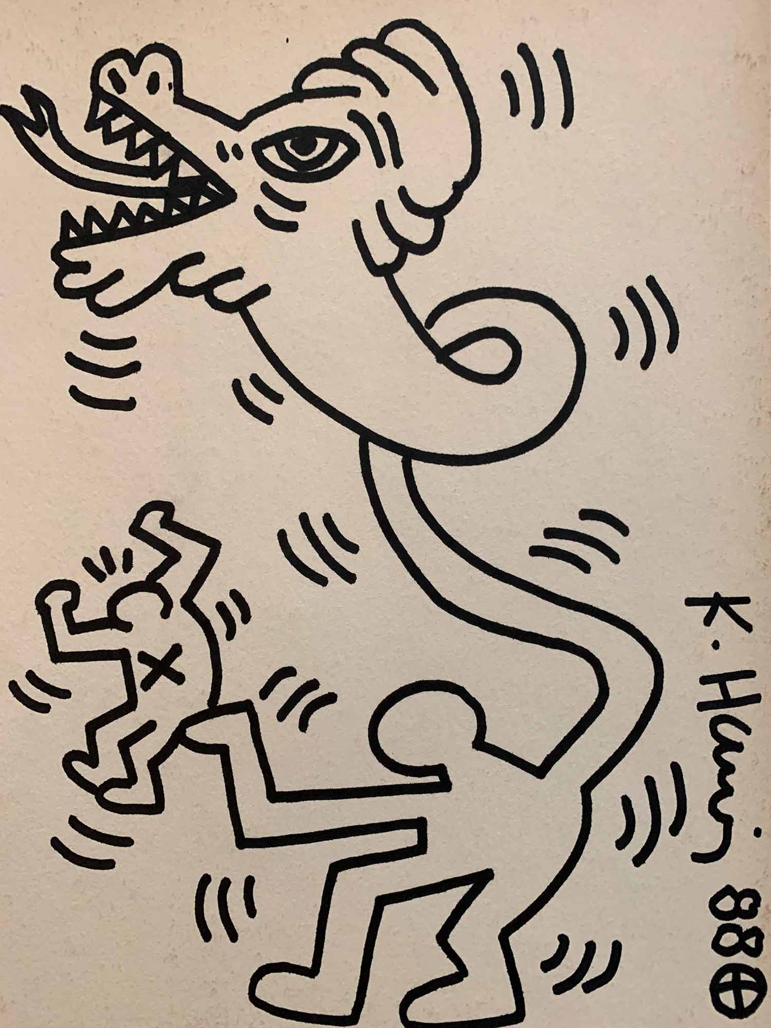 Keith Haring, sans titre, drawing - Artalistic online contemporary art buying and selling gallery