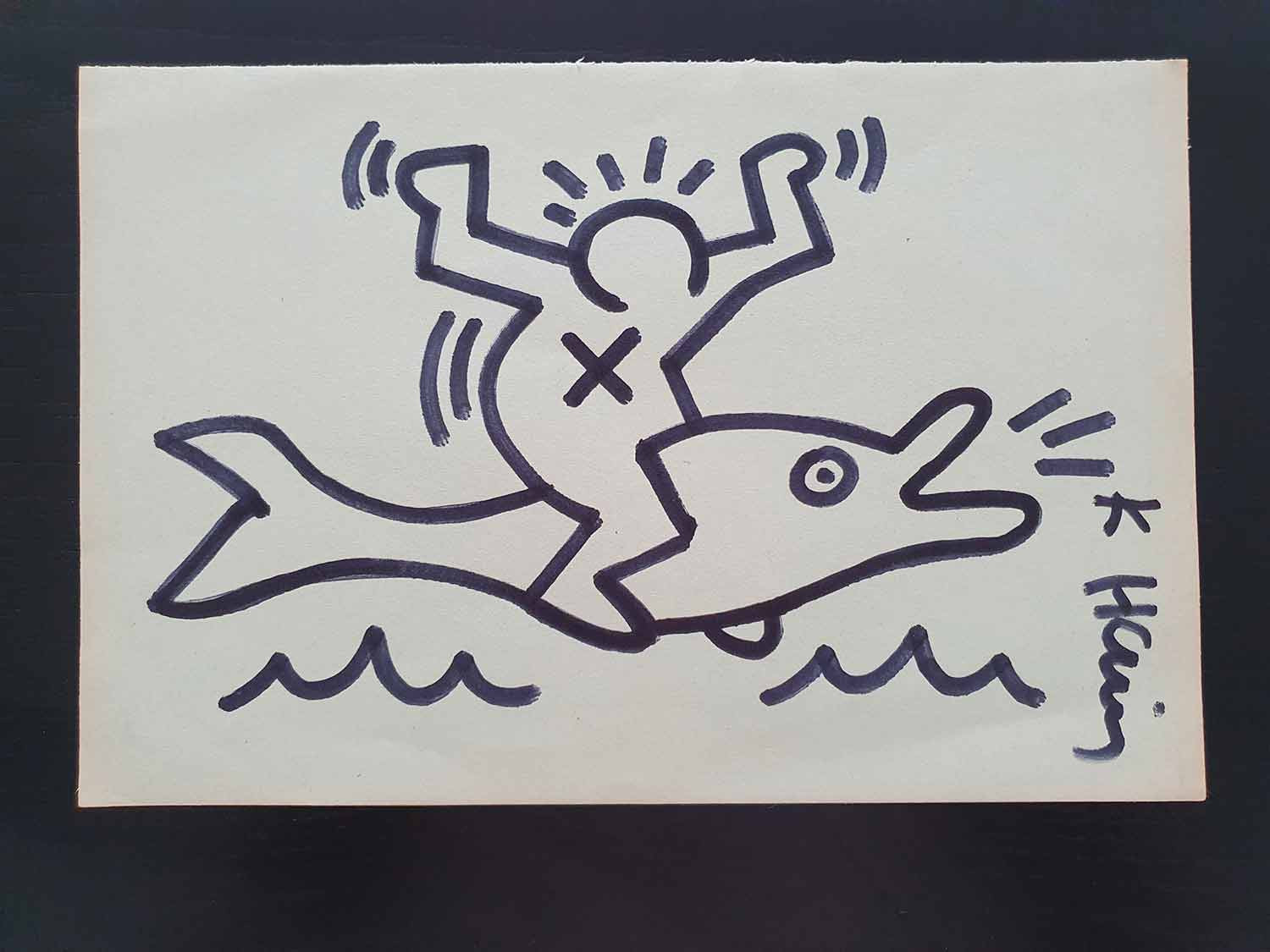Keith Haring (d'après), Sans titre, drawing - Artalistic online contemporary art buying and selling gallery