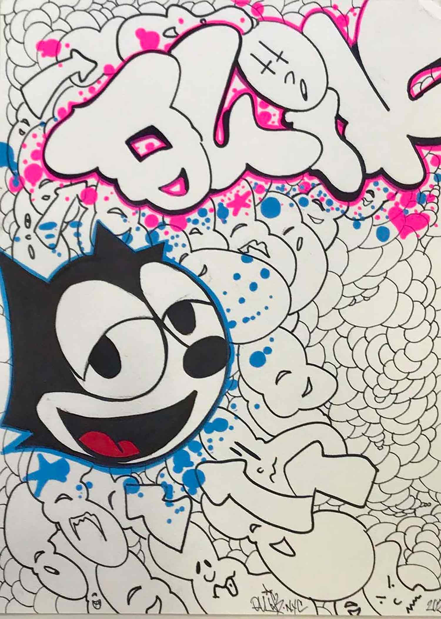 Quik, no title, drawing - Artalistic online contemporary art buying and selling gallery