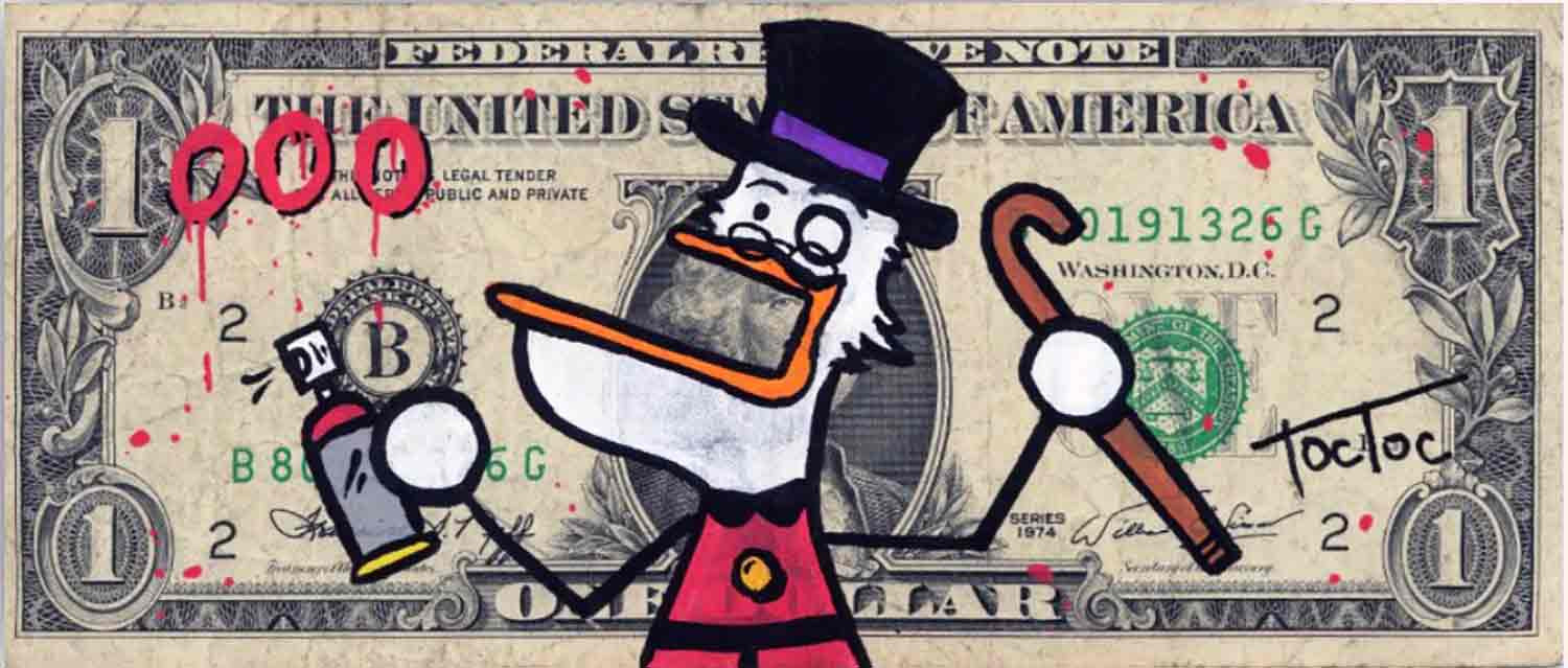 Toctoc, Picsou Duduss, drawing - Artalistic online contemporary art buying and selling gallery