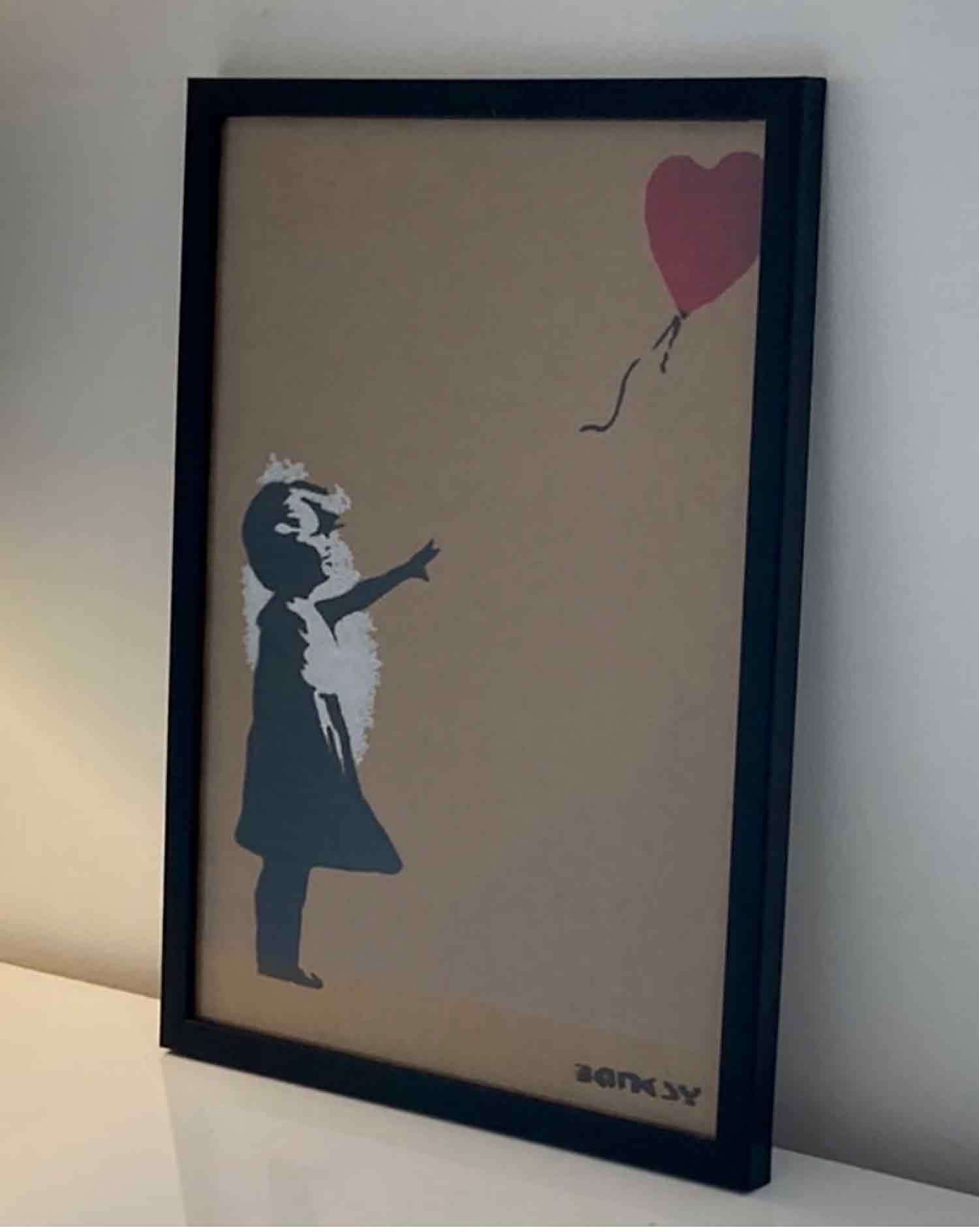 Banksy, La fille au ballon, drawing - Artalistic online contemporary art buying and selling gallery