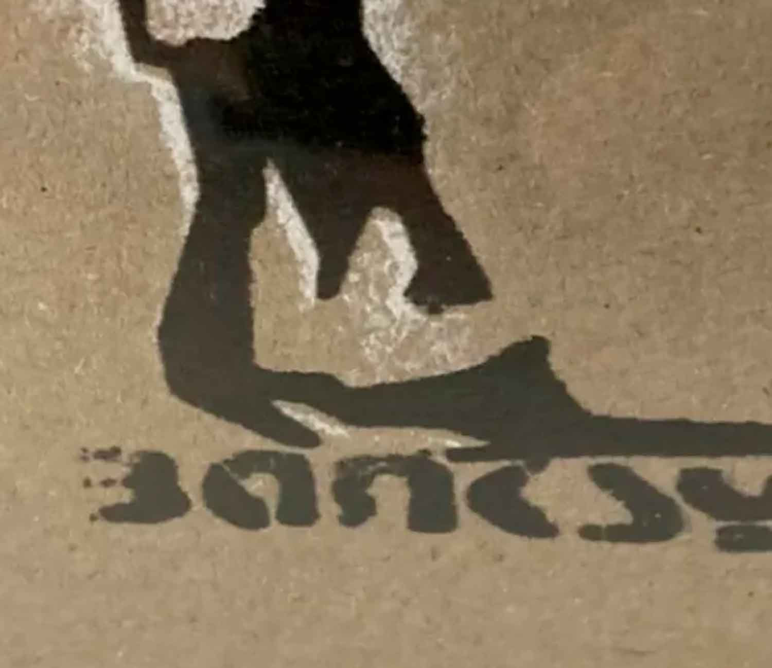 Banksy, Le lanceur de fleur, drawing - Artalistic online contemporary art buying and selling gallery