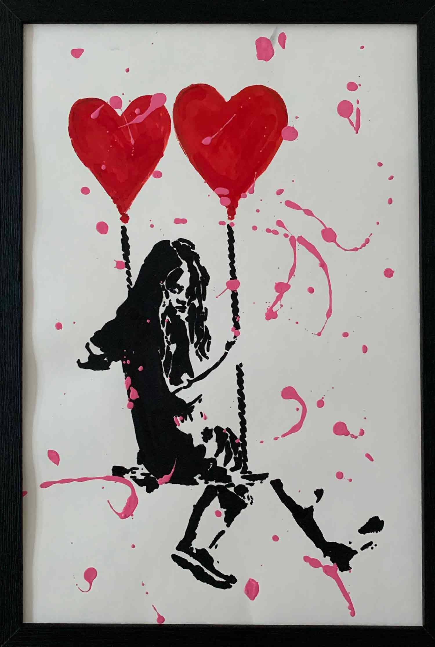 Rose, Swing, drawing - Artalistic online contemporary art buying and selling gallery