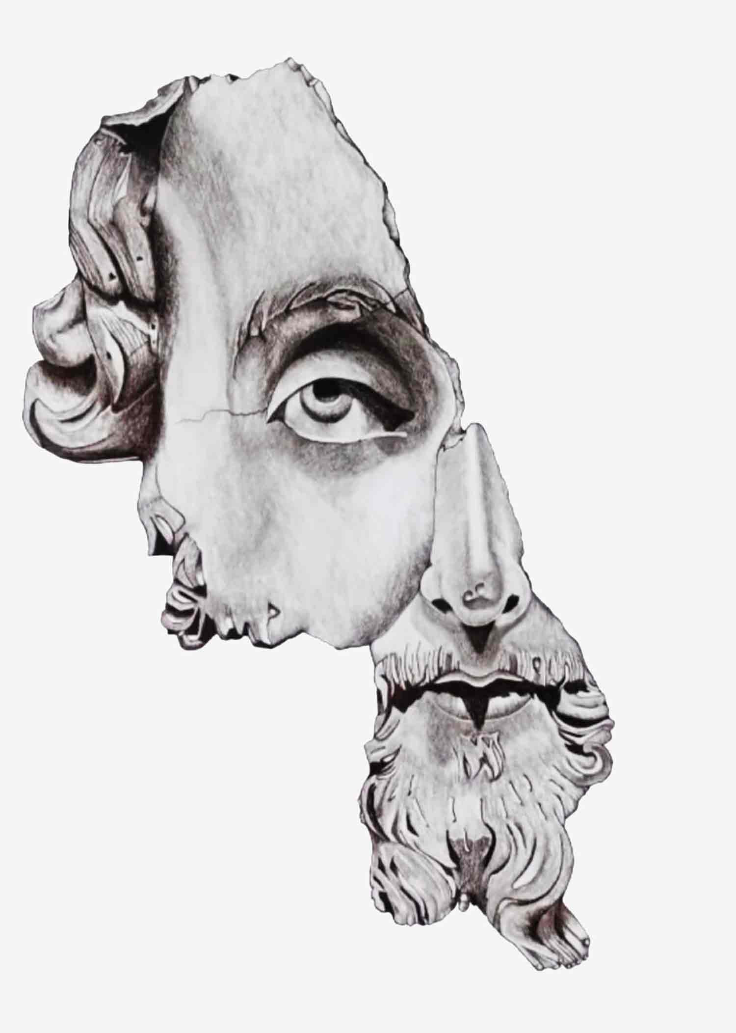 J.ATN, Marcus-Aurélius, drawing - Artalistic online contemporary art buying and selling gallery