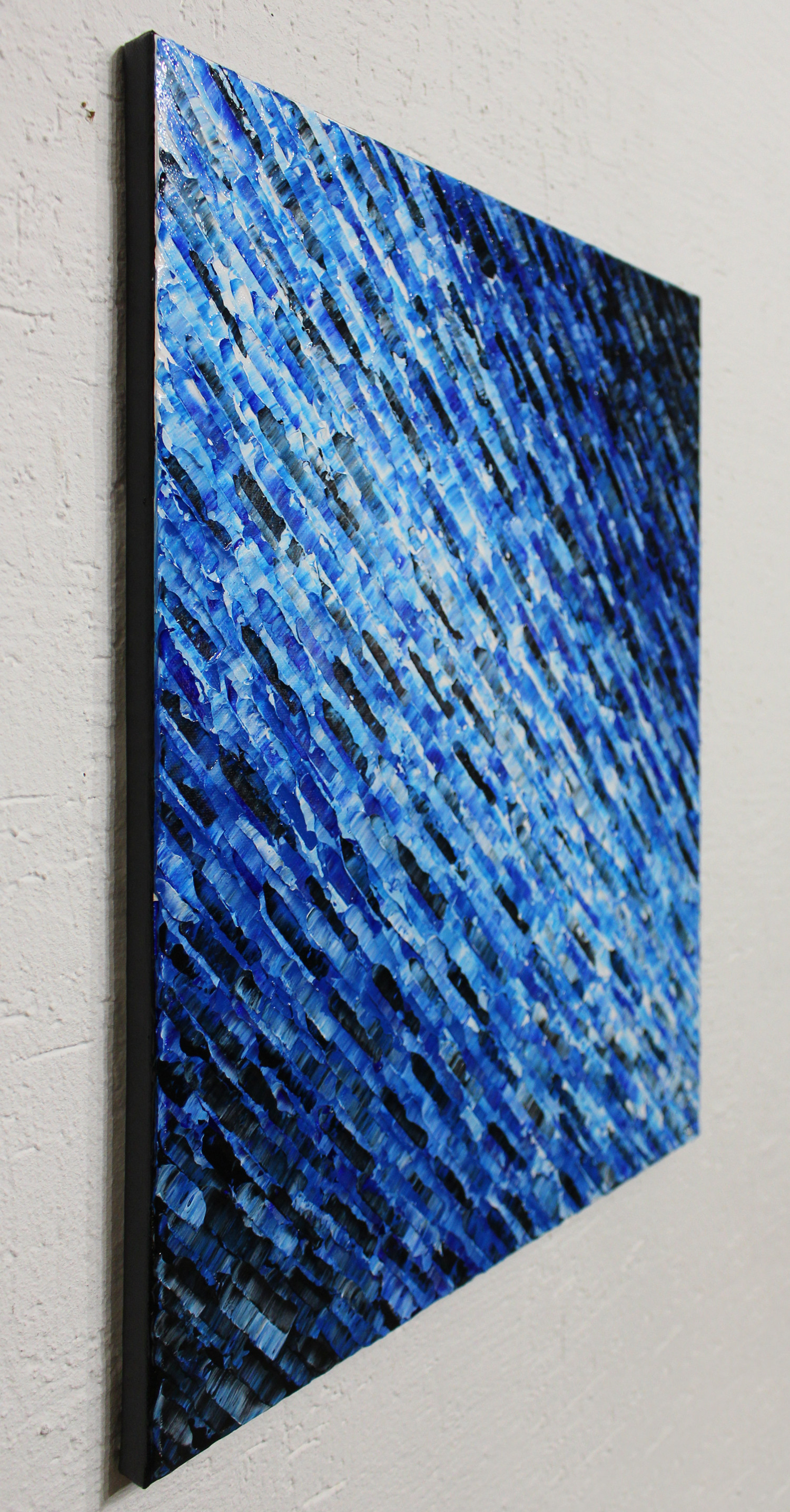 Jonathan Pradillon, Diagonale bleue, painting - Artalistic online contemporary art buying and selling gallery