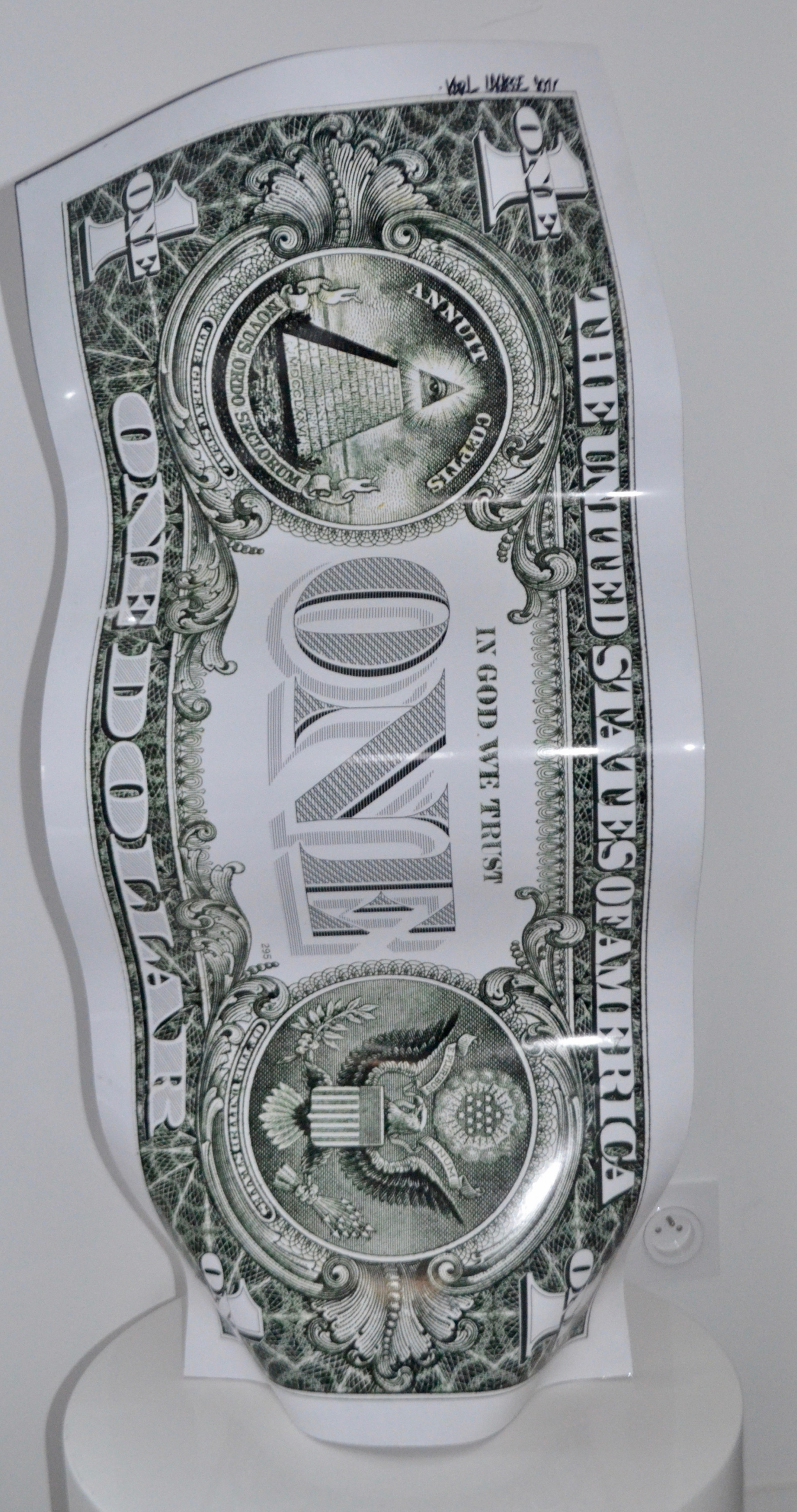 Karl Lagasse, One dollars, sculpture - Artalistic online contemporary art buying and selling gallery