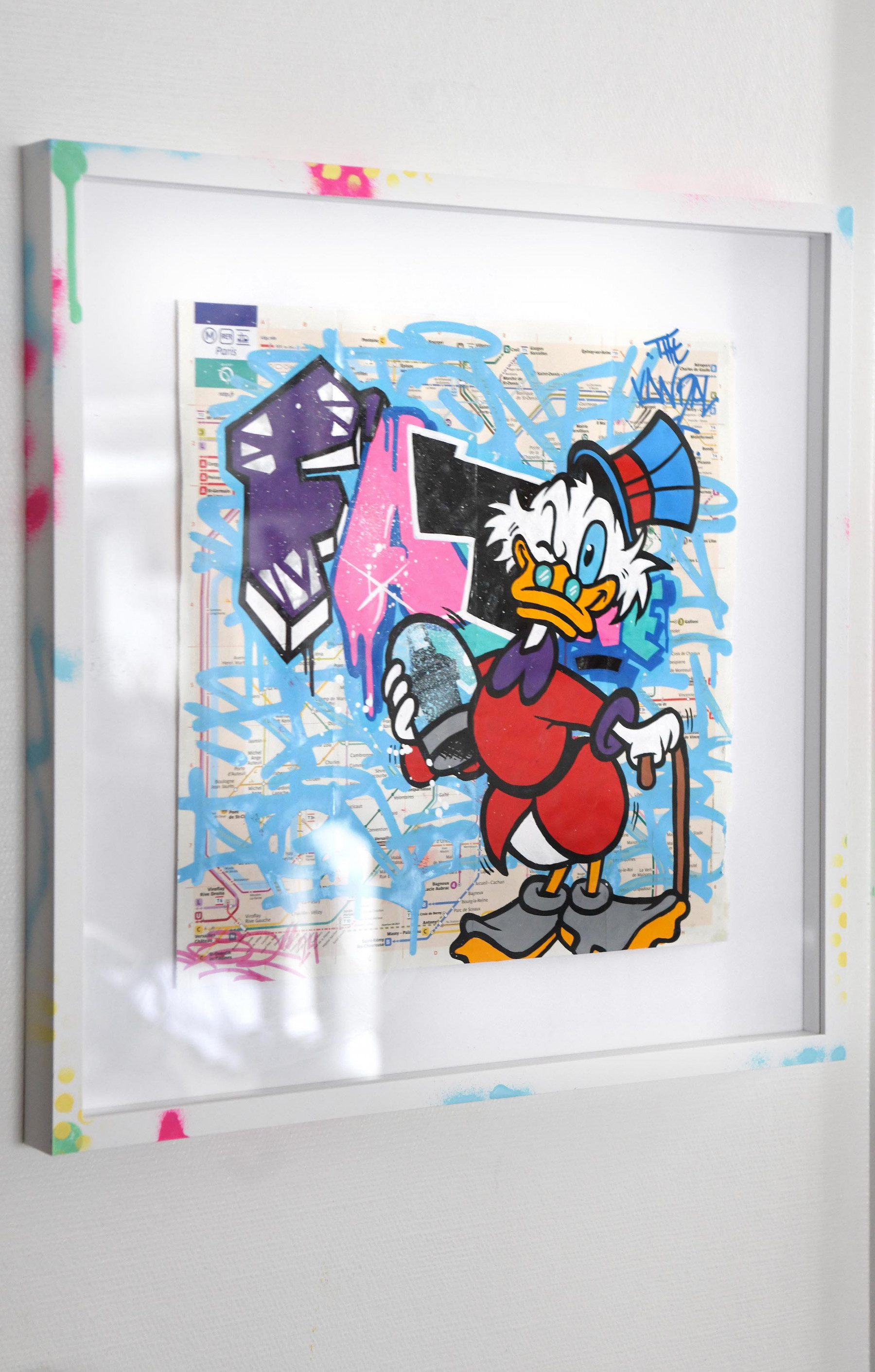 Fat, Picsou Banksy Picasso, painting - Artalistic online contemporary art buying and selling gallery