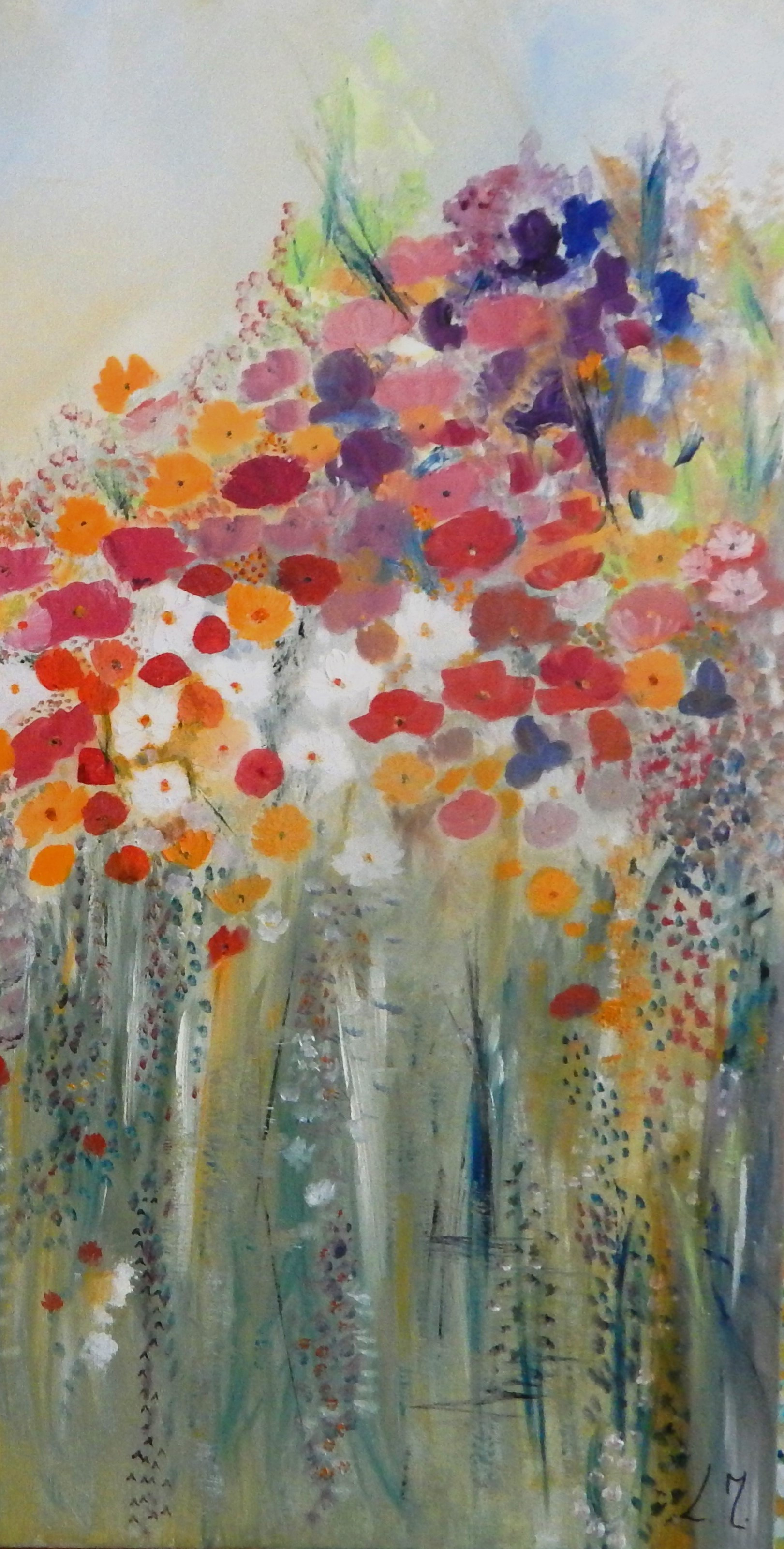 Lydie Massou, Le temps d'un été, painting - Artalistic online contemporary art buying and selling gallery